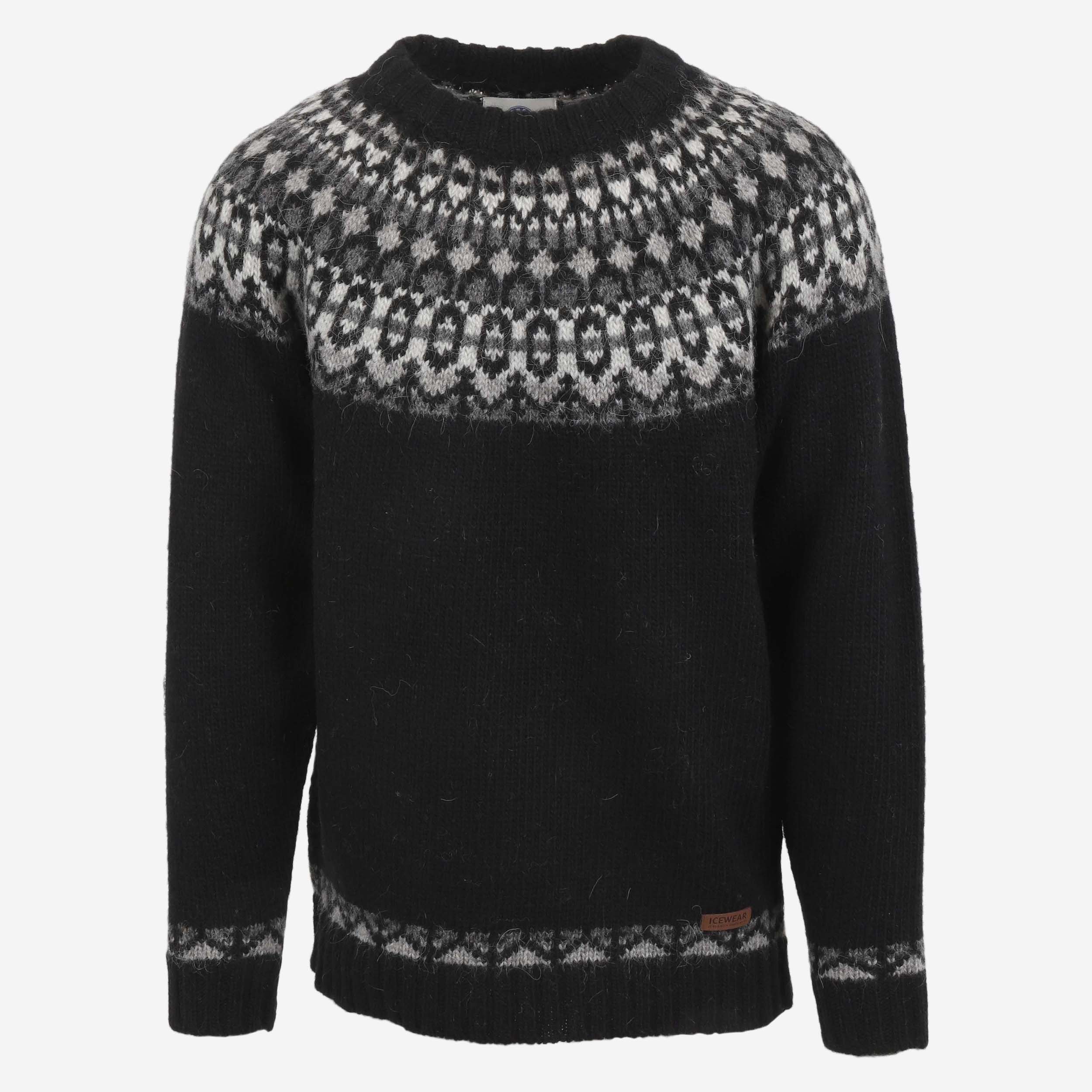 Fróði Icelandic pattern wool sweater