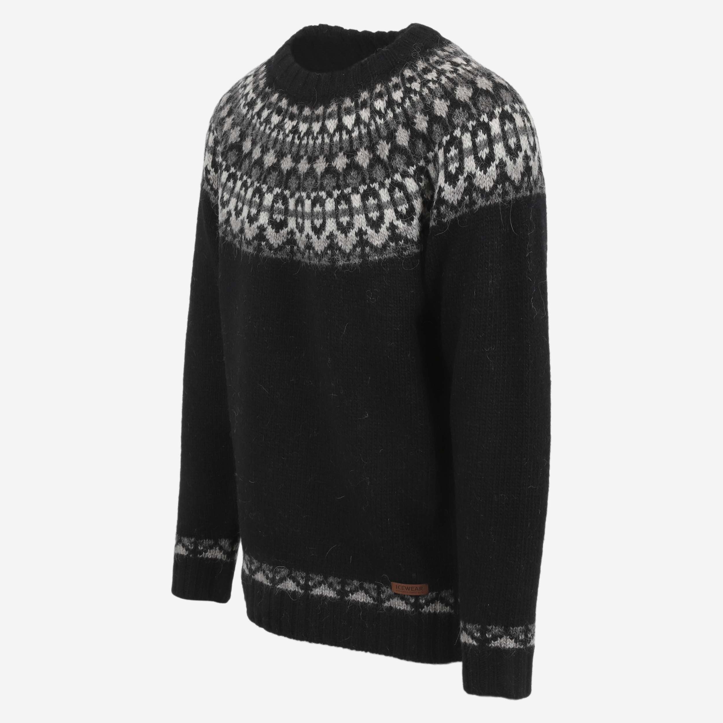 Fróði Icelandic pattern wool sweater