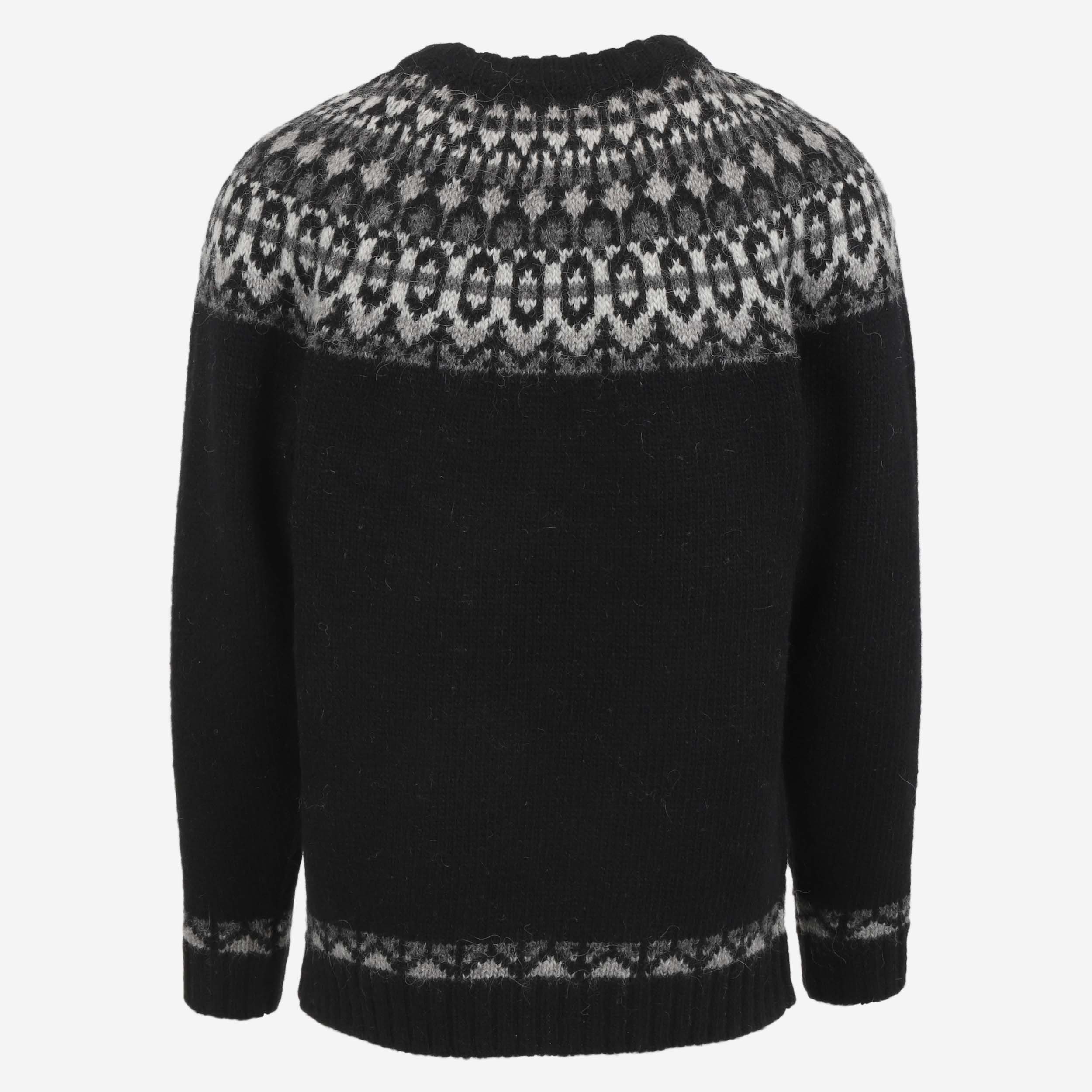 Fróði Icelandic pattern wool sweater