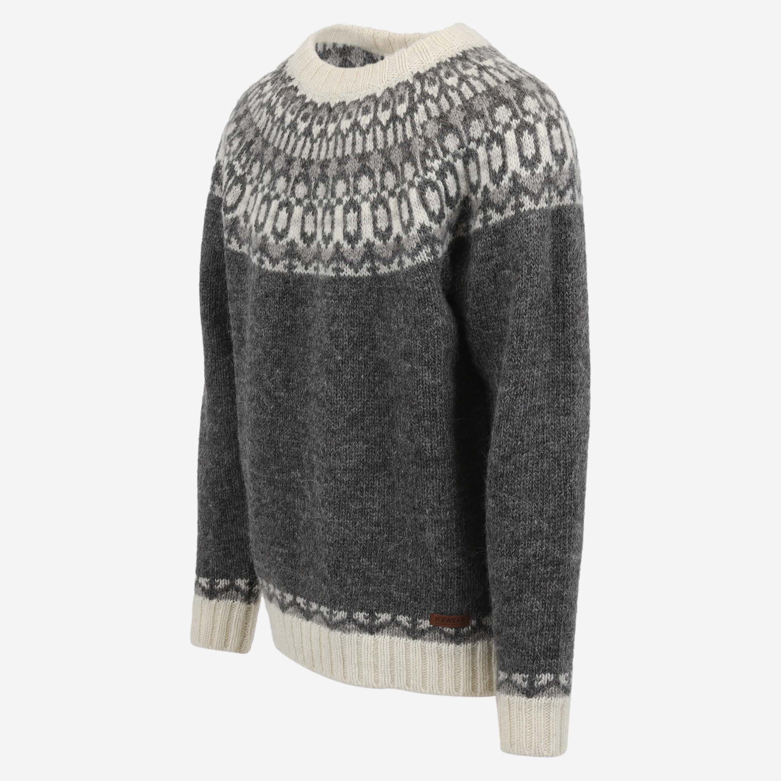 Fróði Icelandic pattern wool sweater