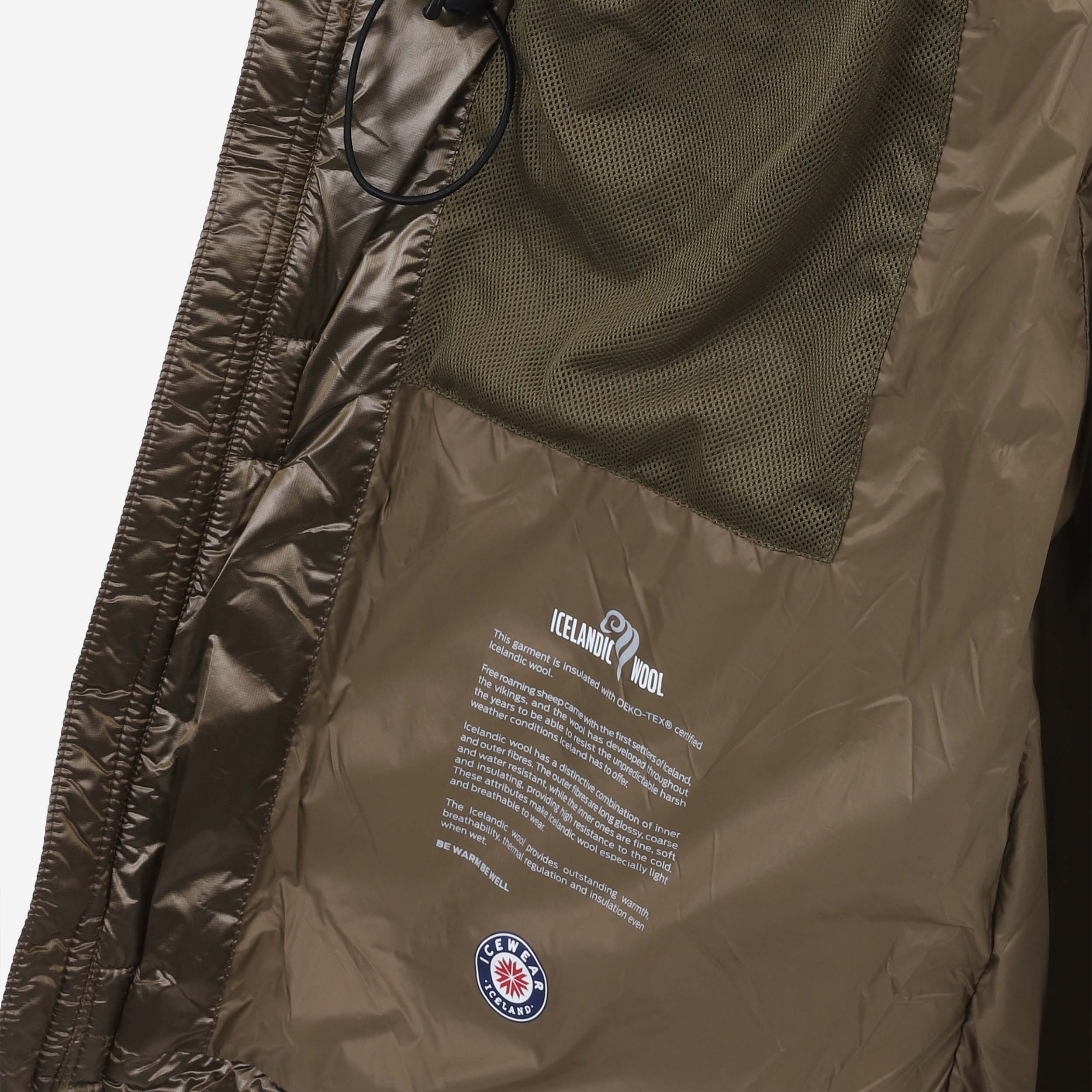 Hofsjökull Parka d’Hiver Rembourrée avec de la Laine Islandaise 