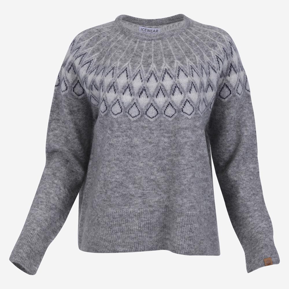 Ásbyrgi Mohair Wollpullover 
