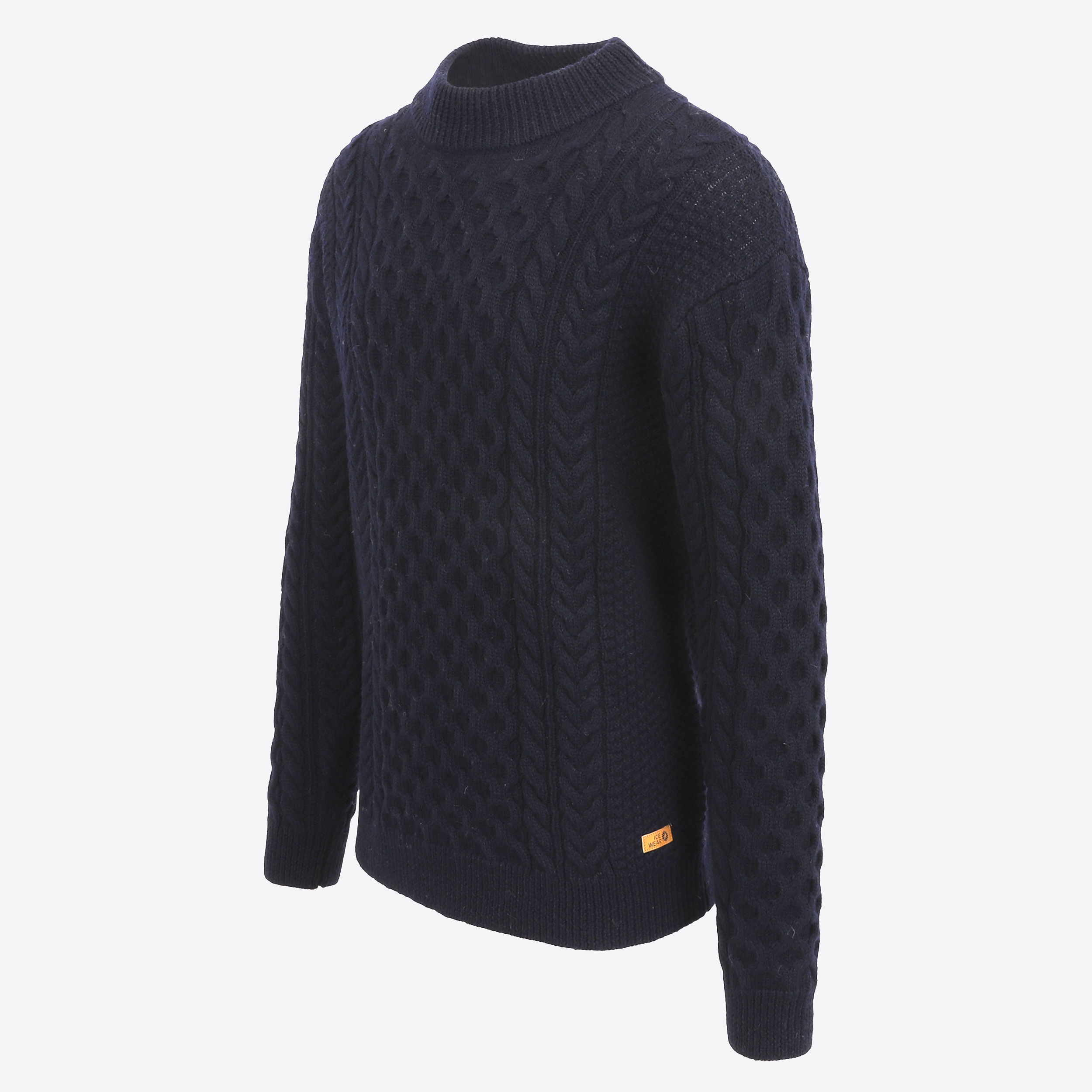 Hallgeir wool cable knit sweater
