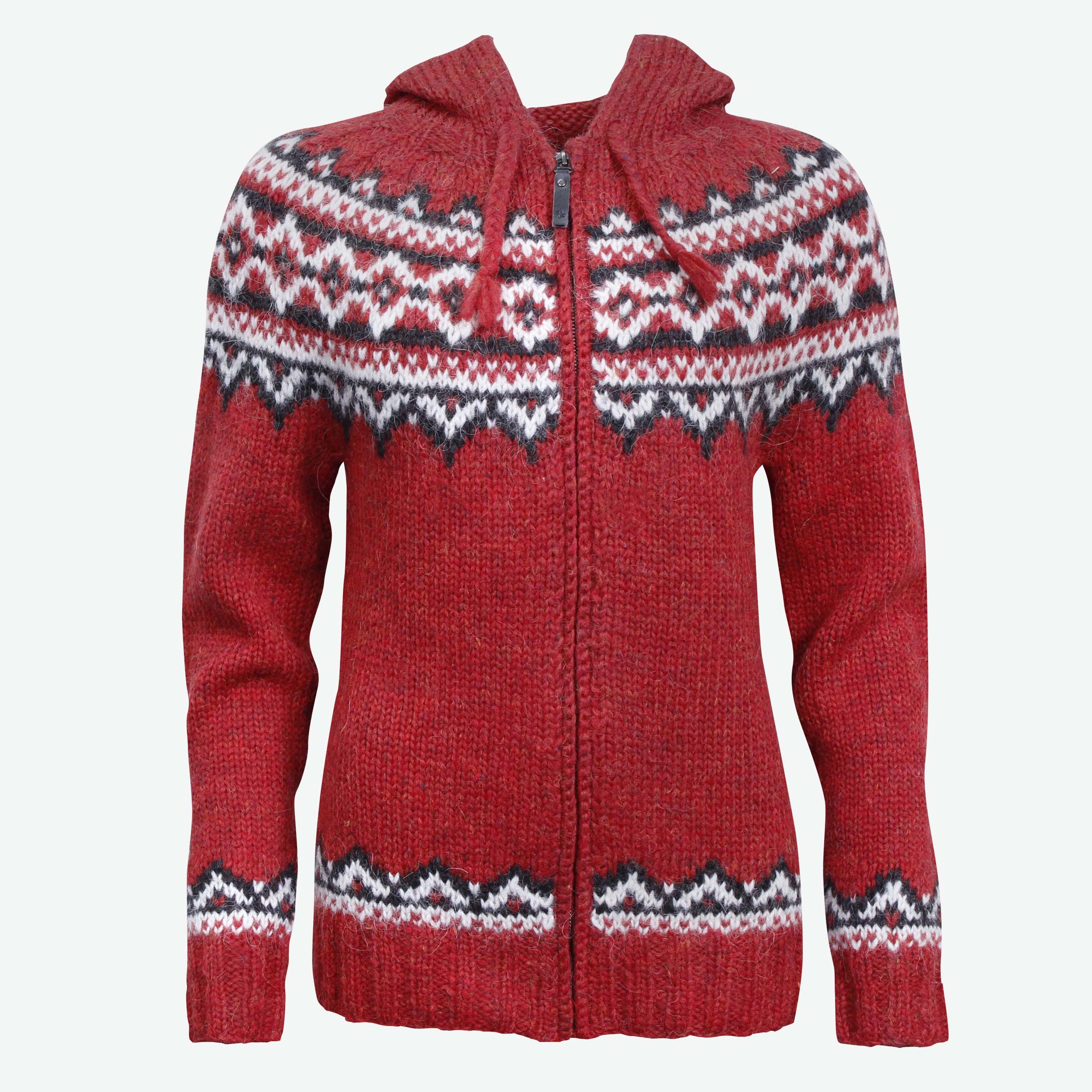 Brynja Icelandic Wool Sweater Zip & Hood