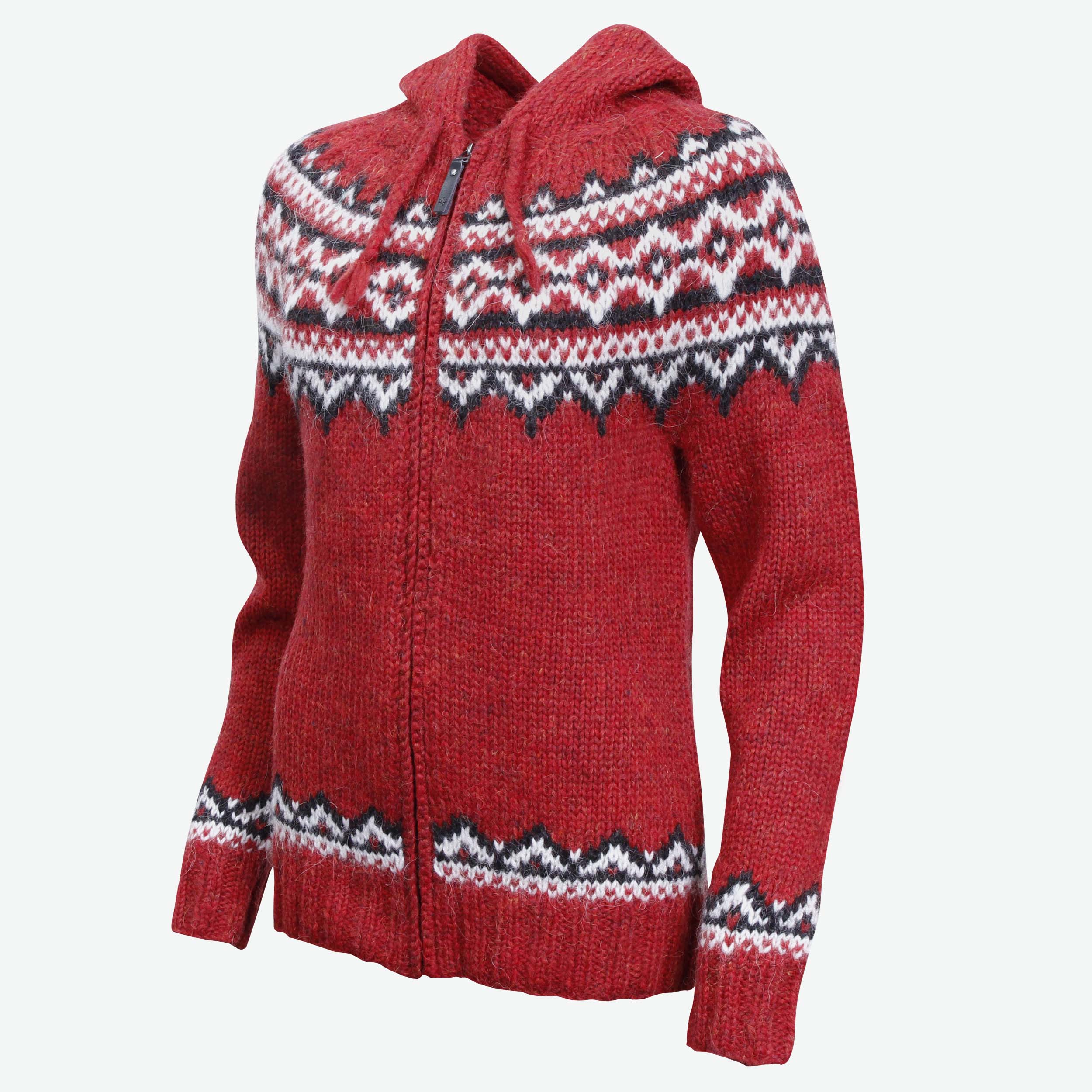 Brynja Icelandic Wool Sweater Zip & Hood