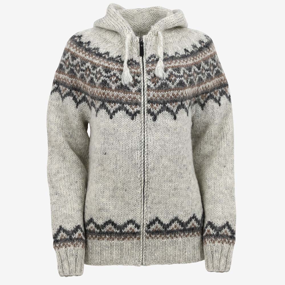 Brynja Icelandic Wool Sweater Zip & Hood
