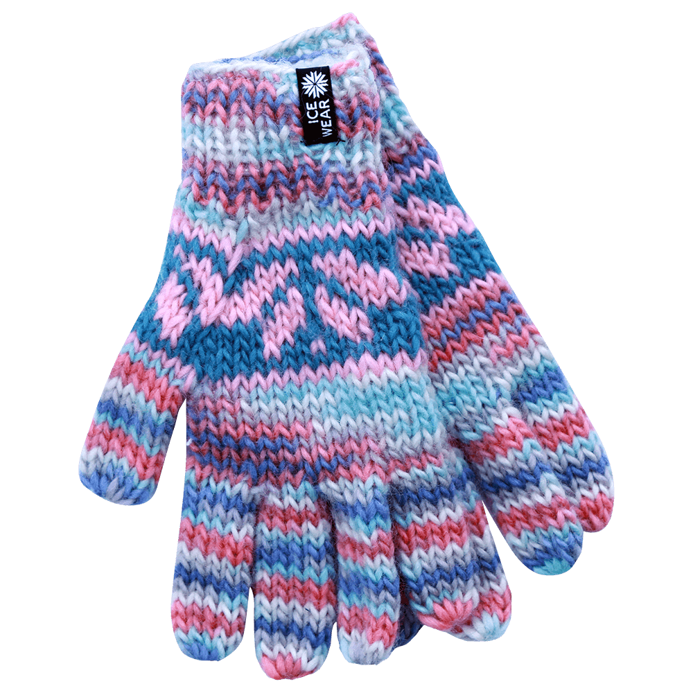 Daley hand knitted wool gloves