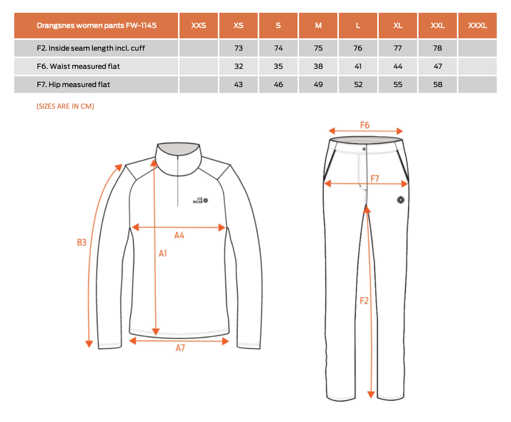 Drangsnes womens Merino trousers