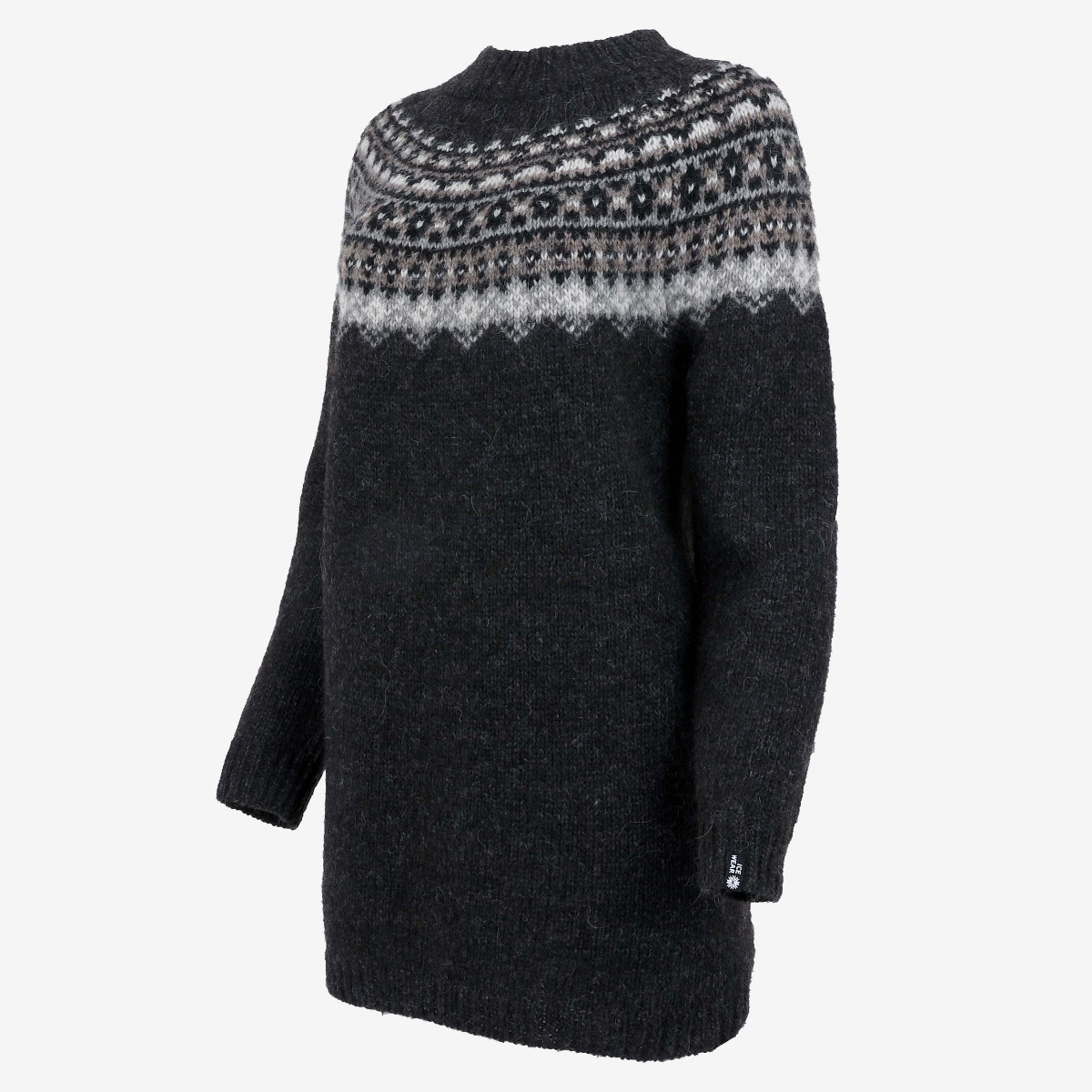 Pull long en laine islandaise Fróðný 