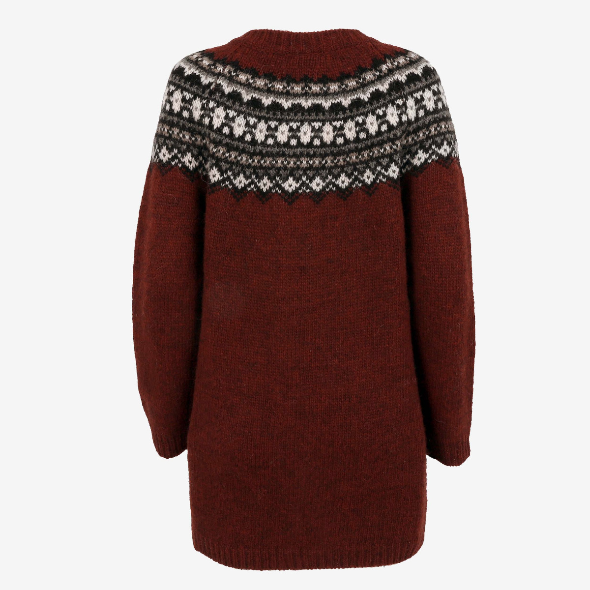 Fróðný long wool cardigan 