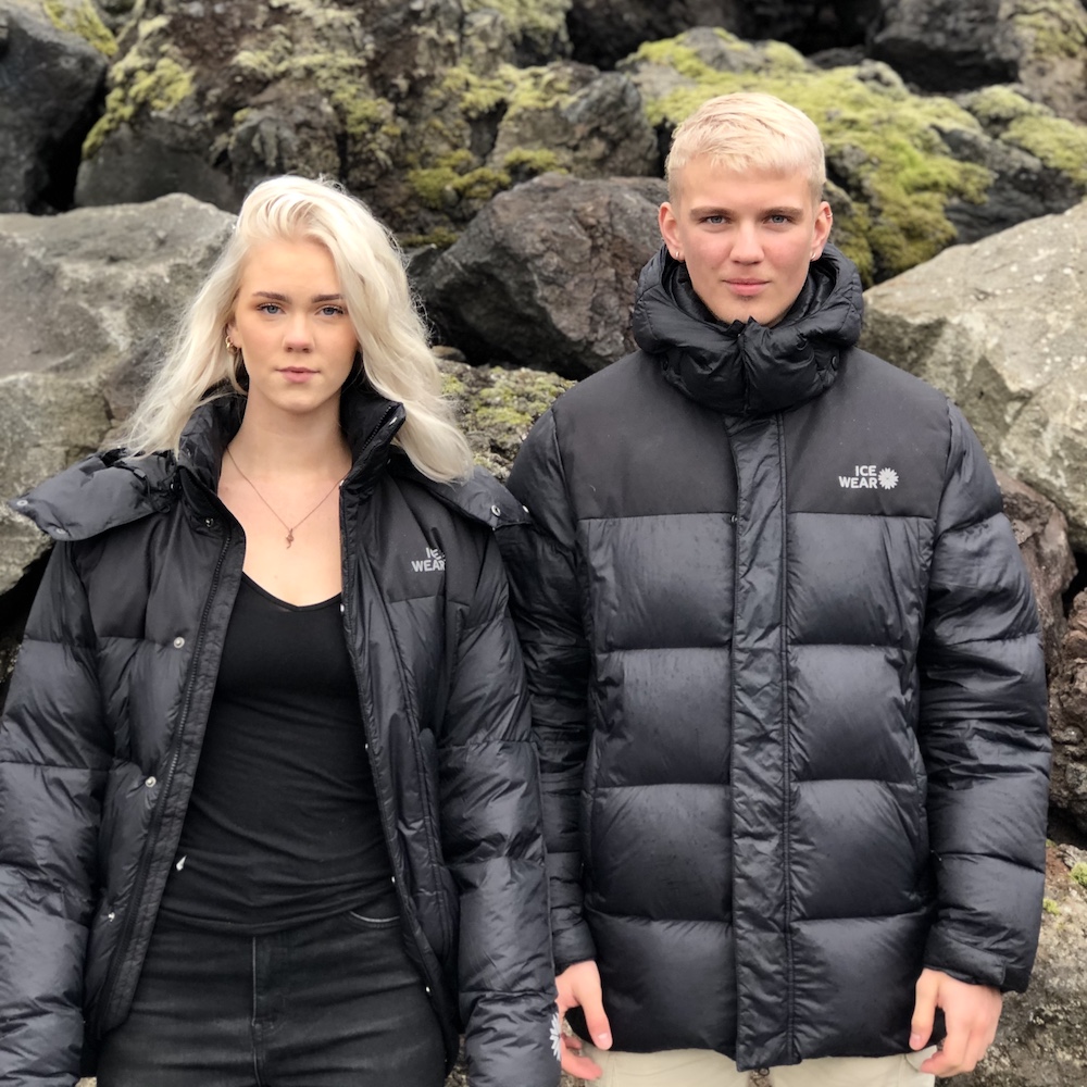 Funi Windproof puffer jacket for Iceland