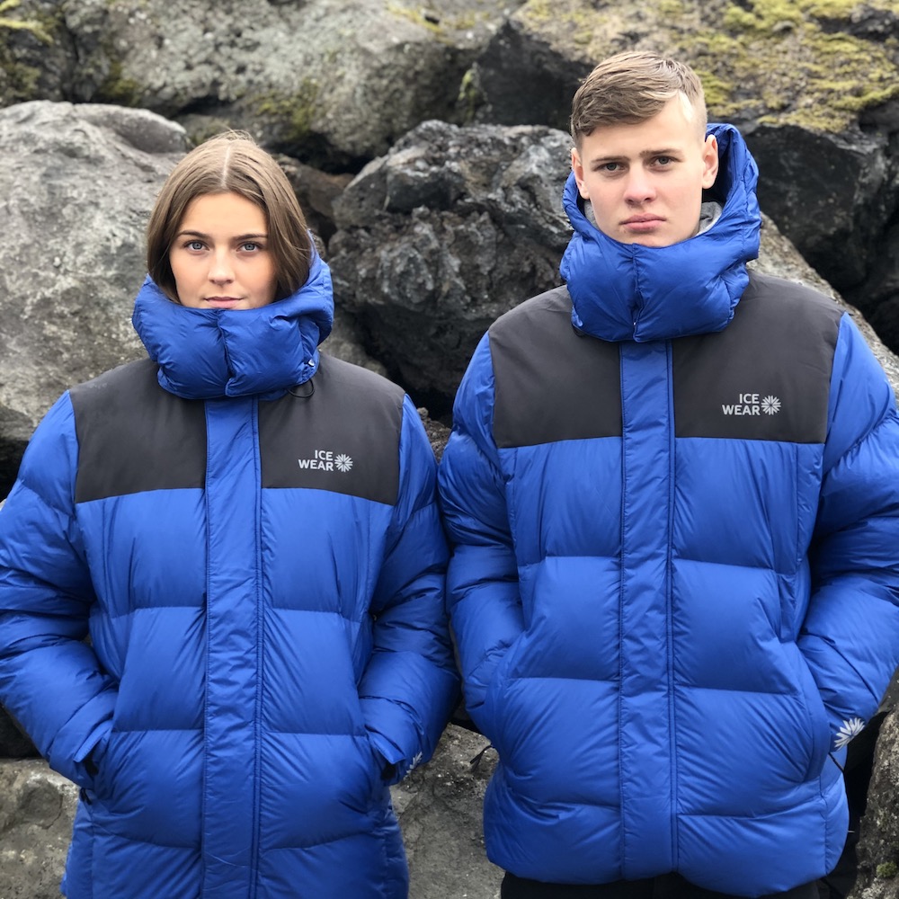Funi Windproof puffer jacket for Iceland