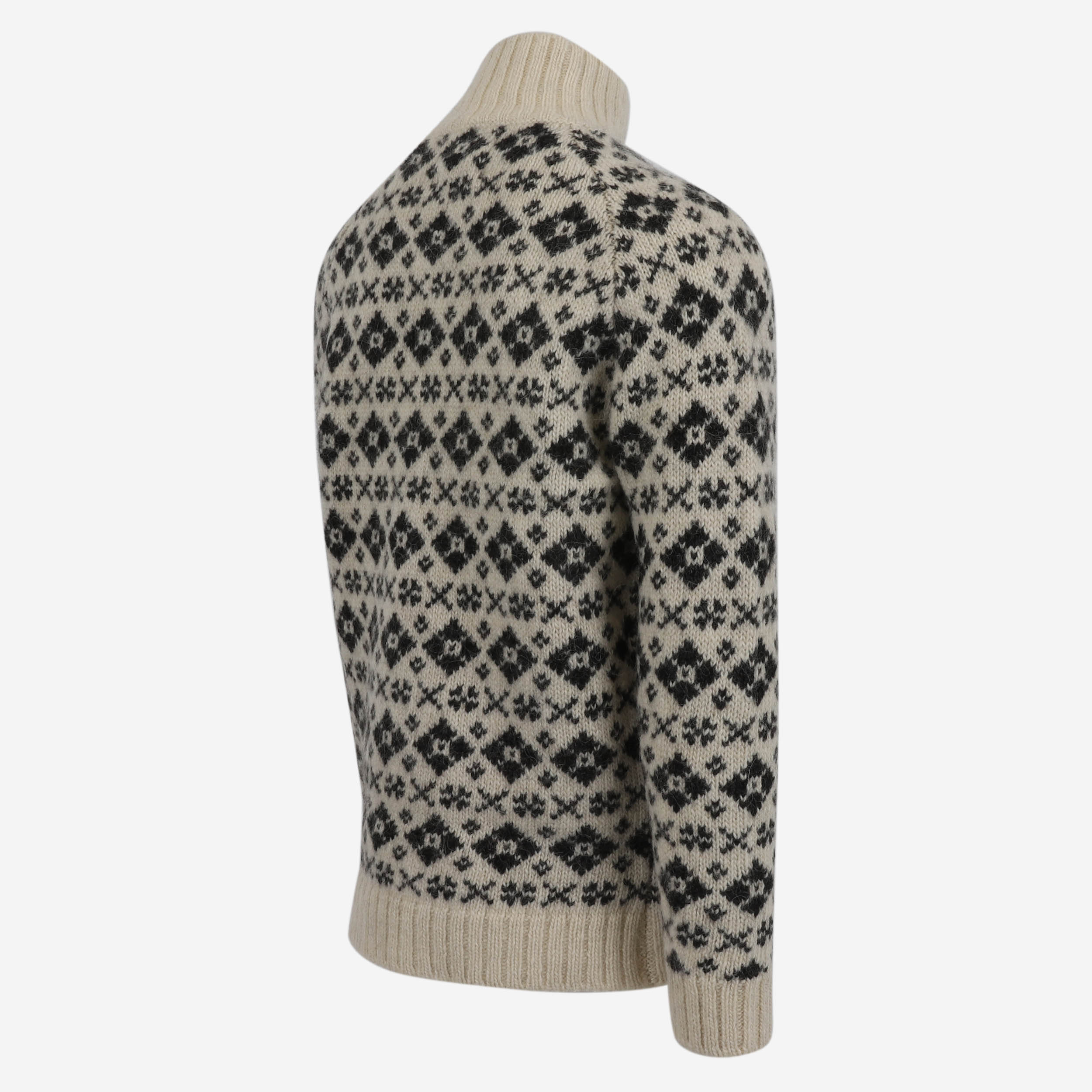Gestur cowl neck Wool Nordic Sweater