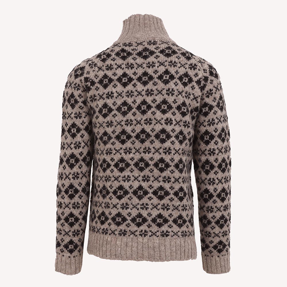 Gestur cowl neck Wool Nordic Sweater