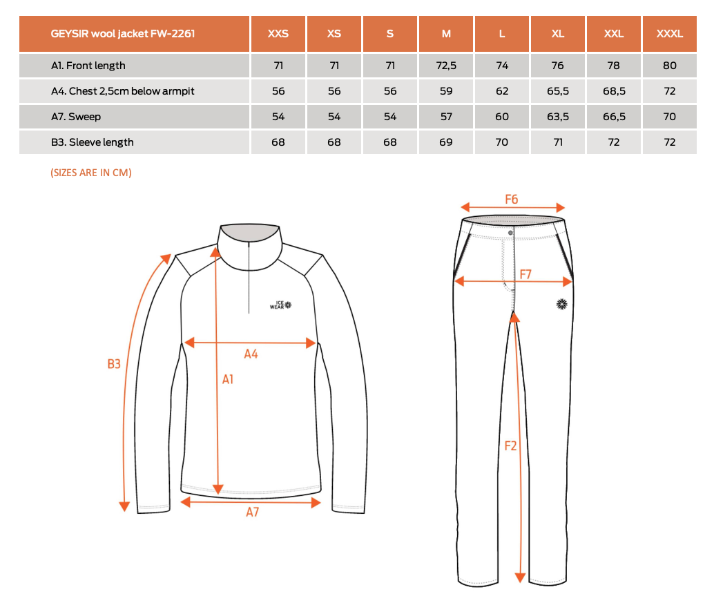 Geysir jacket Icelandic wool insulated