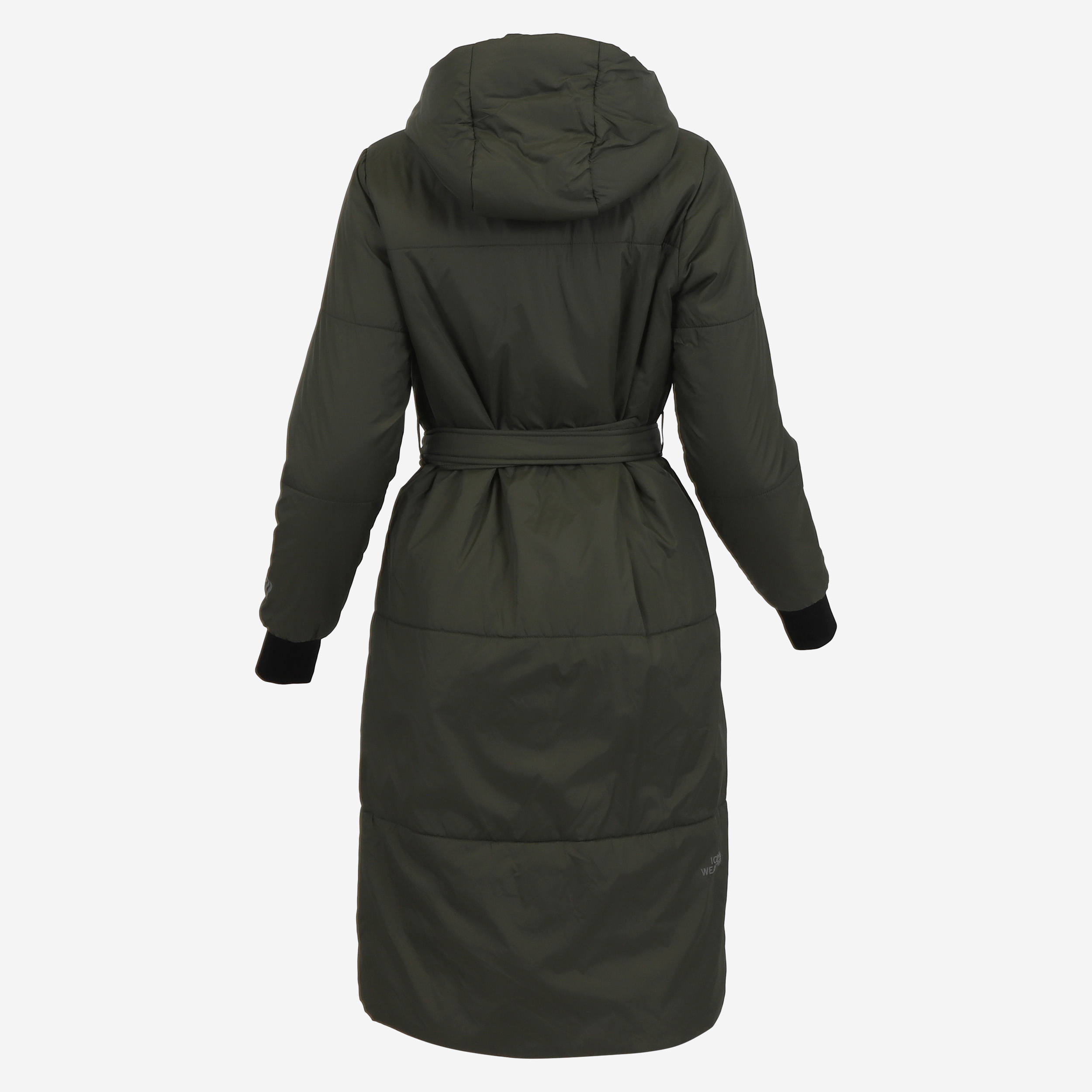 HVALEYRARHRAUN hooded wool insulated coat