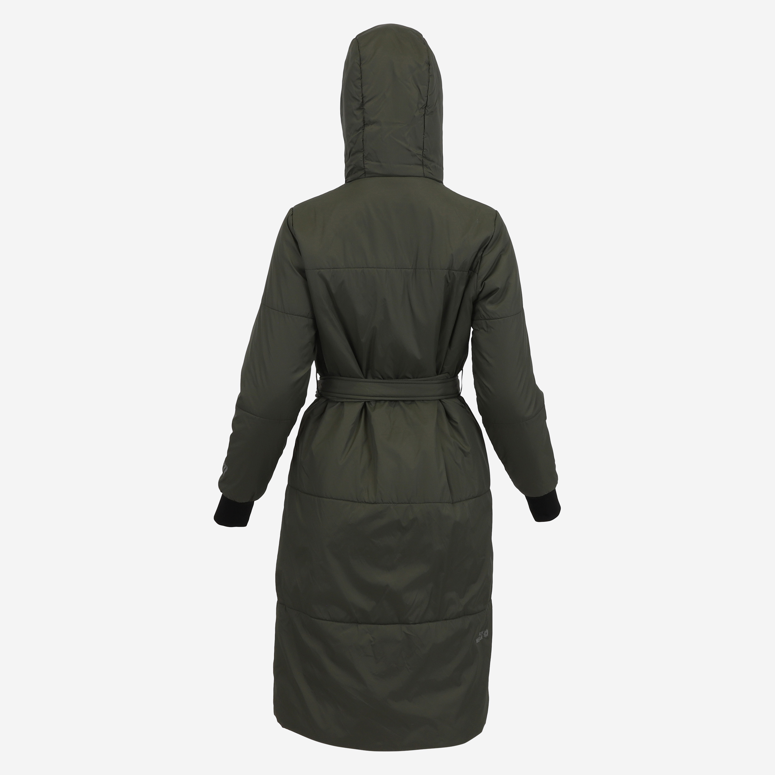 HVALEYRARHRAUN hooded wool insulated coat