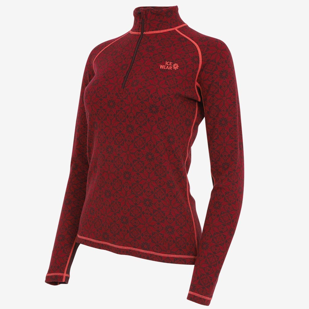 Hvítanes Top Couche de base en Laine mérinos