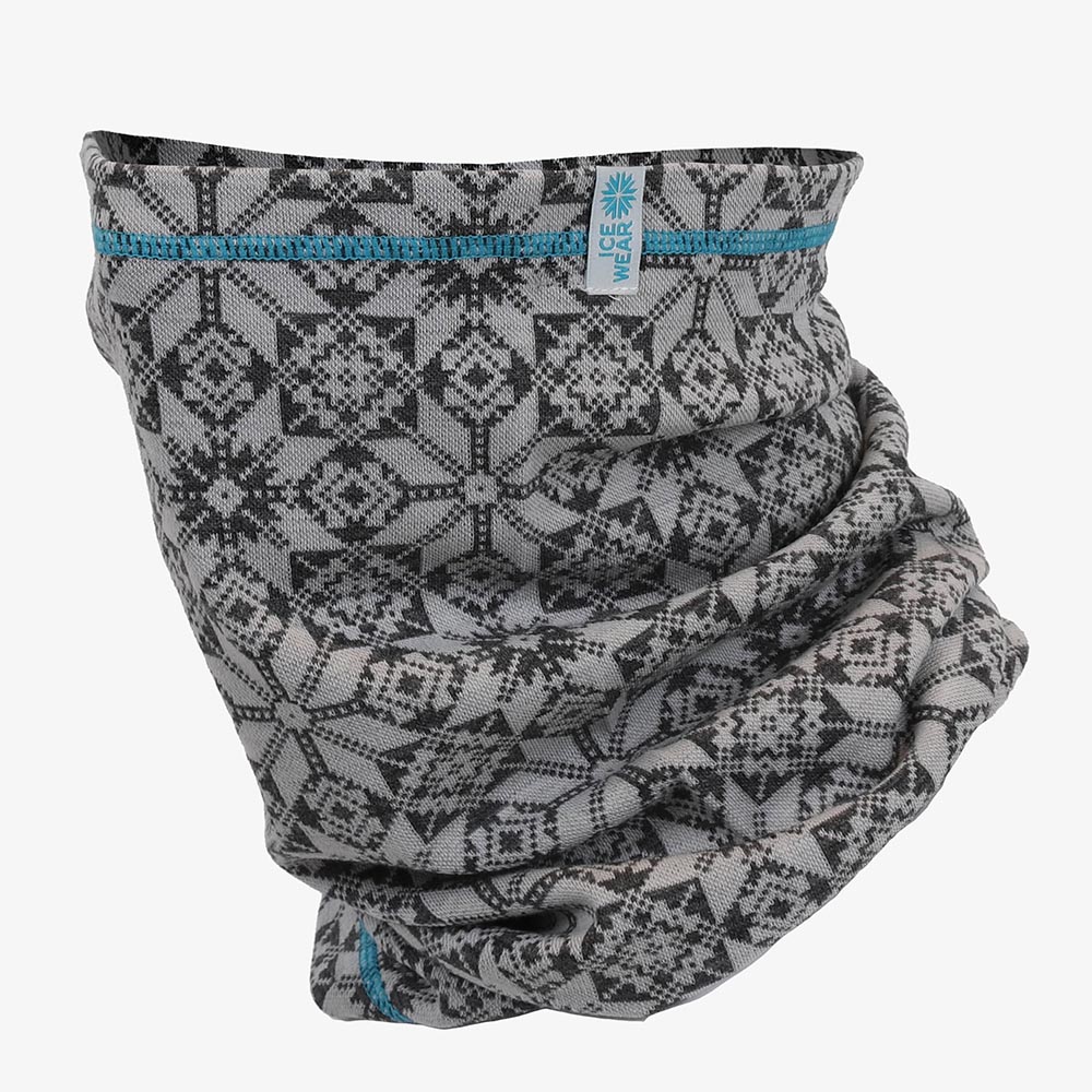 HVÍTANES merínó hálsklútur