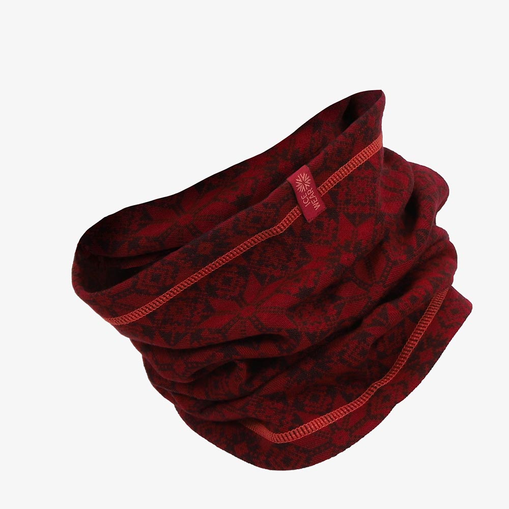 HVÍTANES merínó hálsklútur