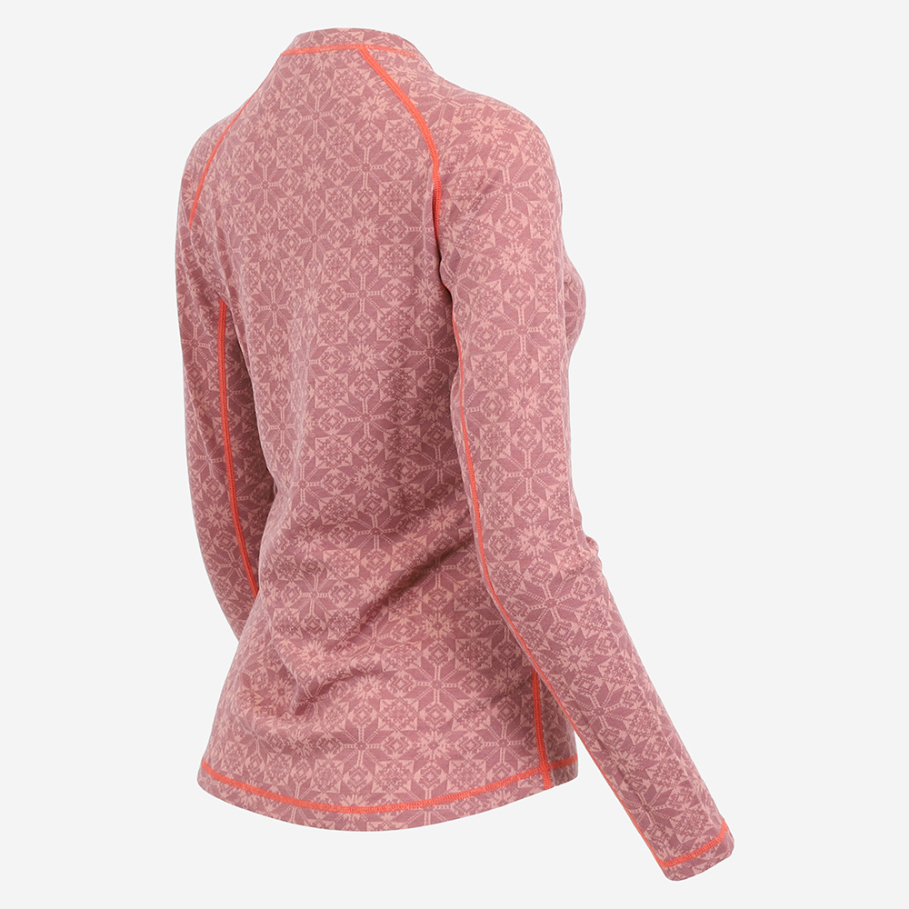 HVÍTANES 美利诺羊毛混纺女装圆领长袖衫