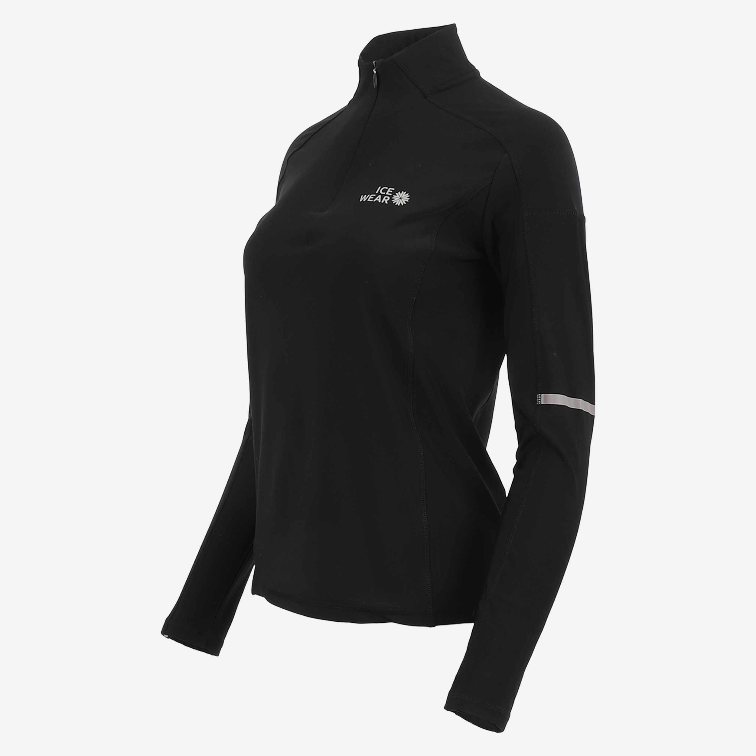 KJÖLUR hálfrennd flíspeysa í dömusniði