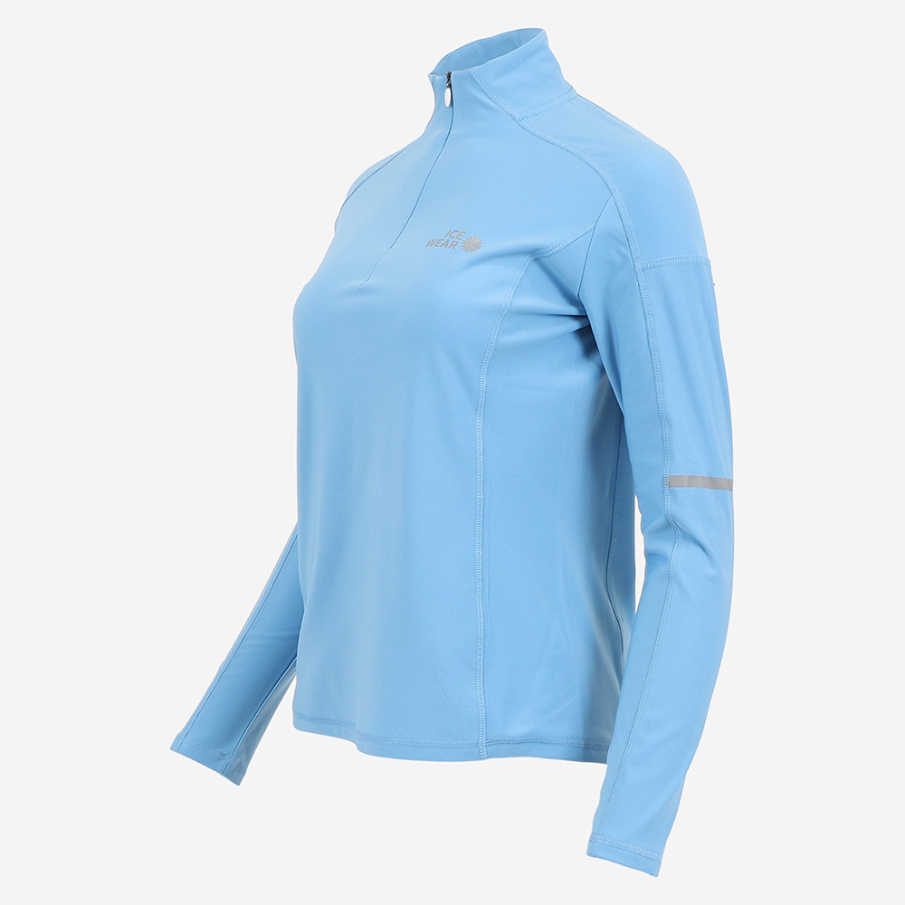 KJÖLUR hálfrennd flíspeysa í dömusniði