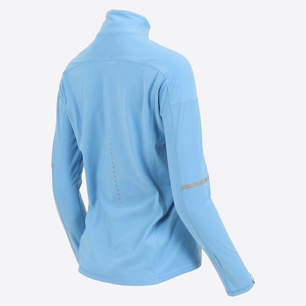 KJÖLUR hálfrennd flíspeysa í dömusniði