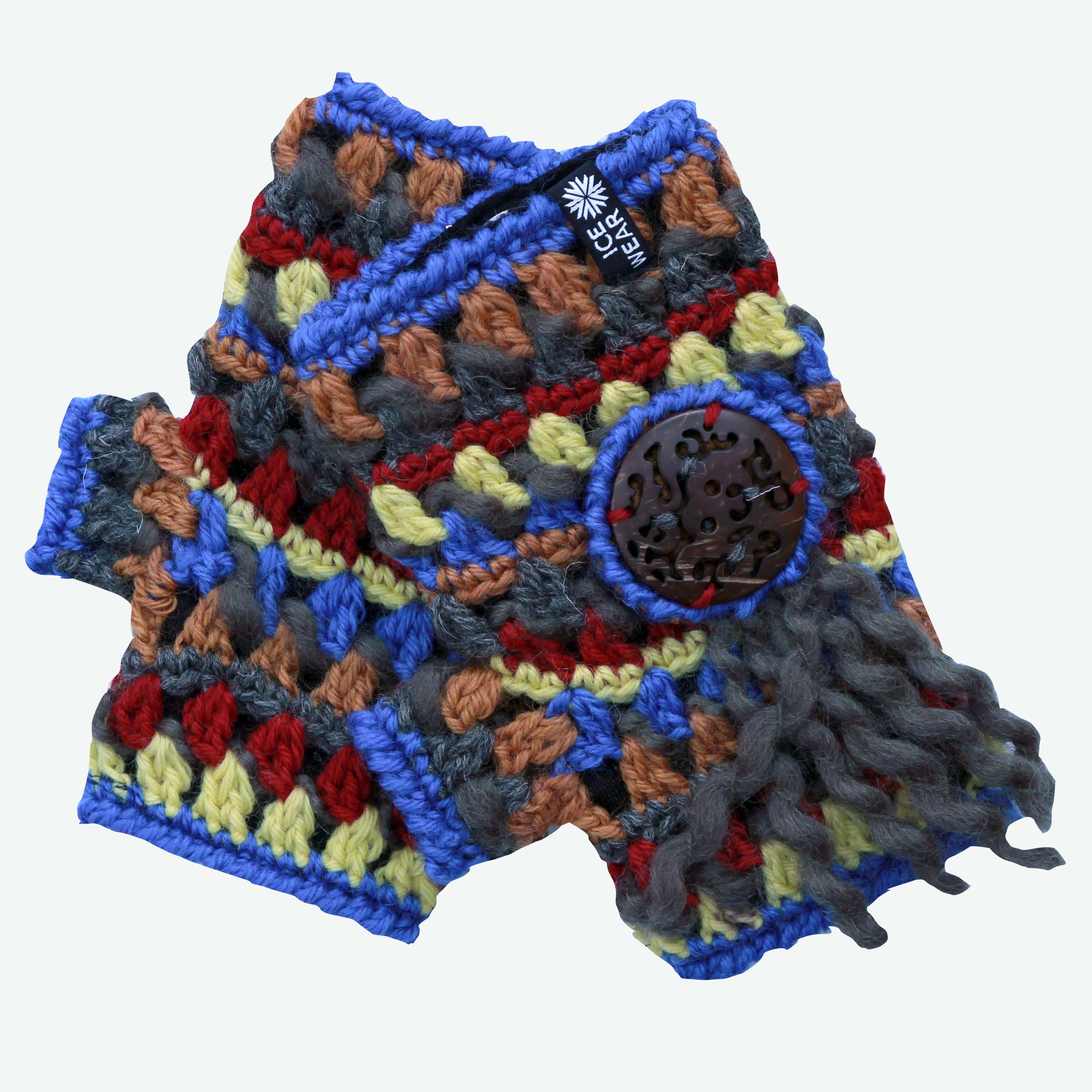 LAUFEY Hand crochet wool mittens