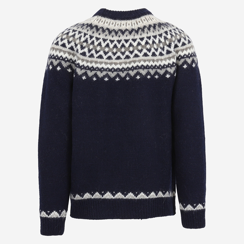 Skjaldbreiður Icelandic pattern wool sweater