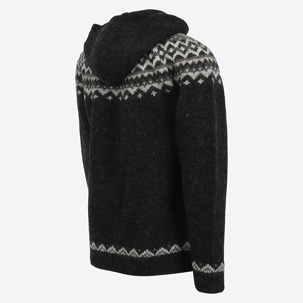 Skjaldbreiður pull en laine à capuche