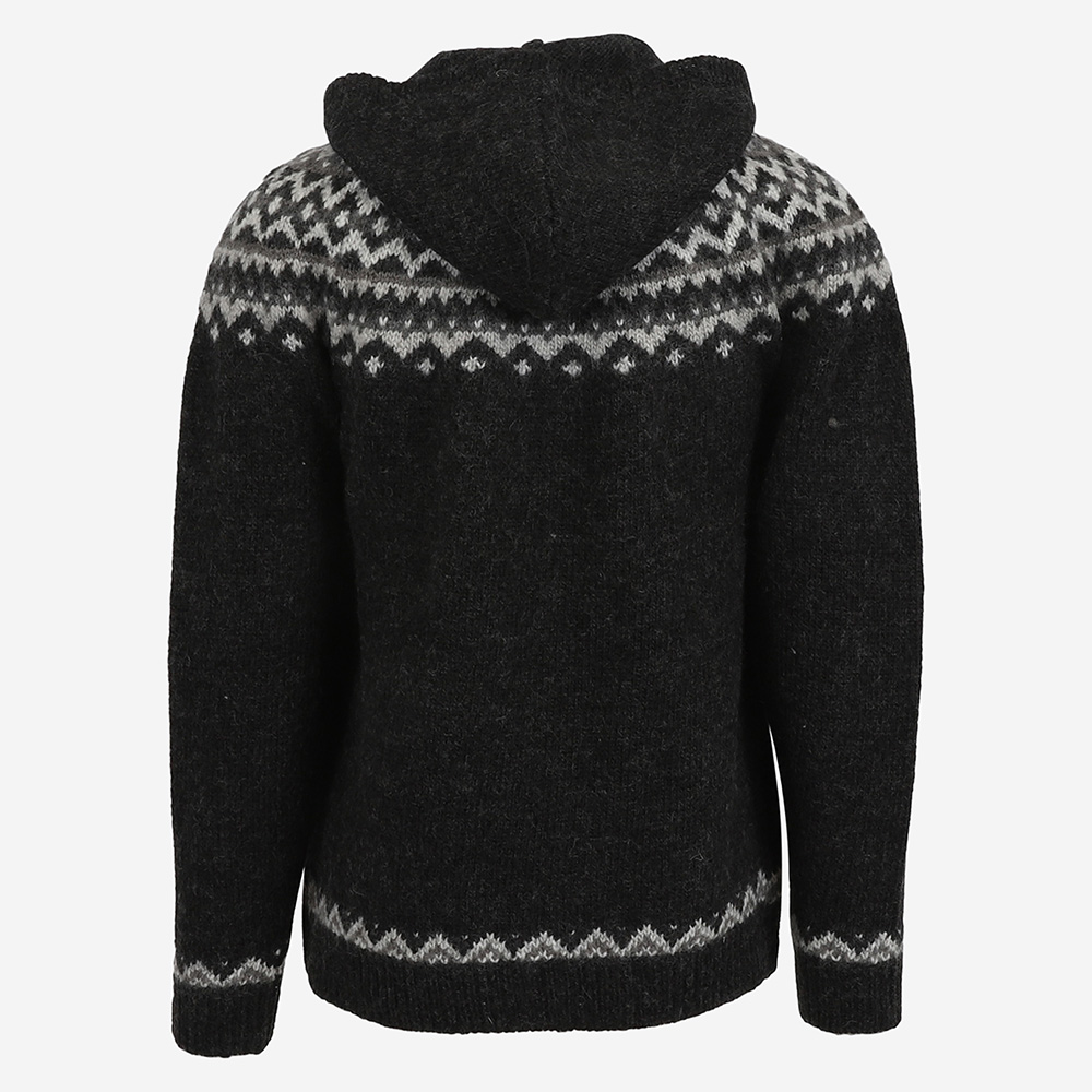 Skjaldbreiður pull en laine à capuche