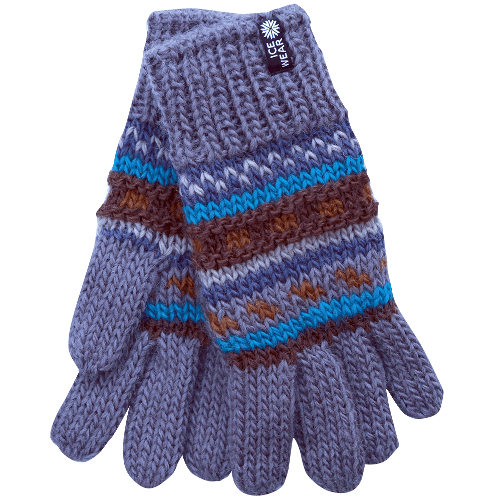 MAGNEY handprjónaðir ullarhanskar 