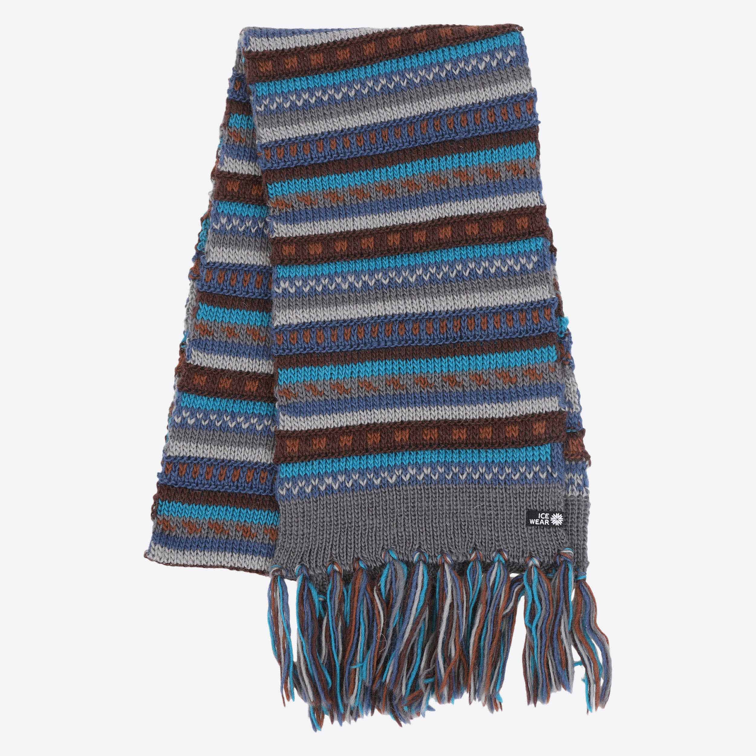 Magney knitted Nordic scarf  