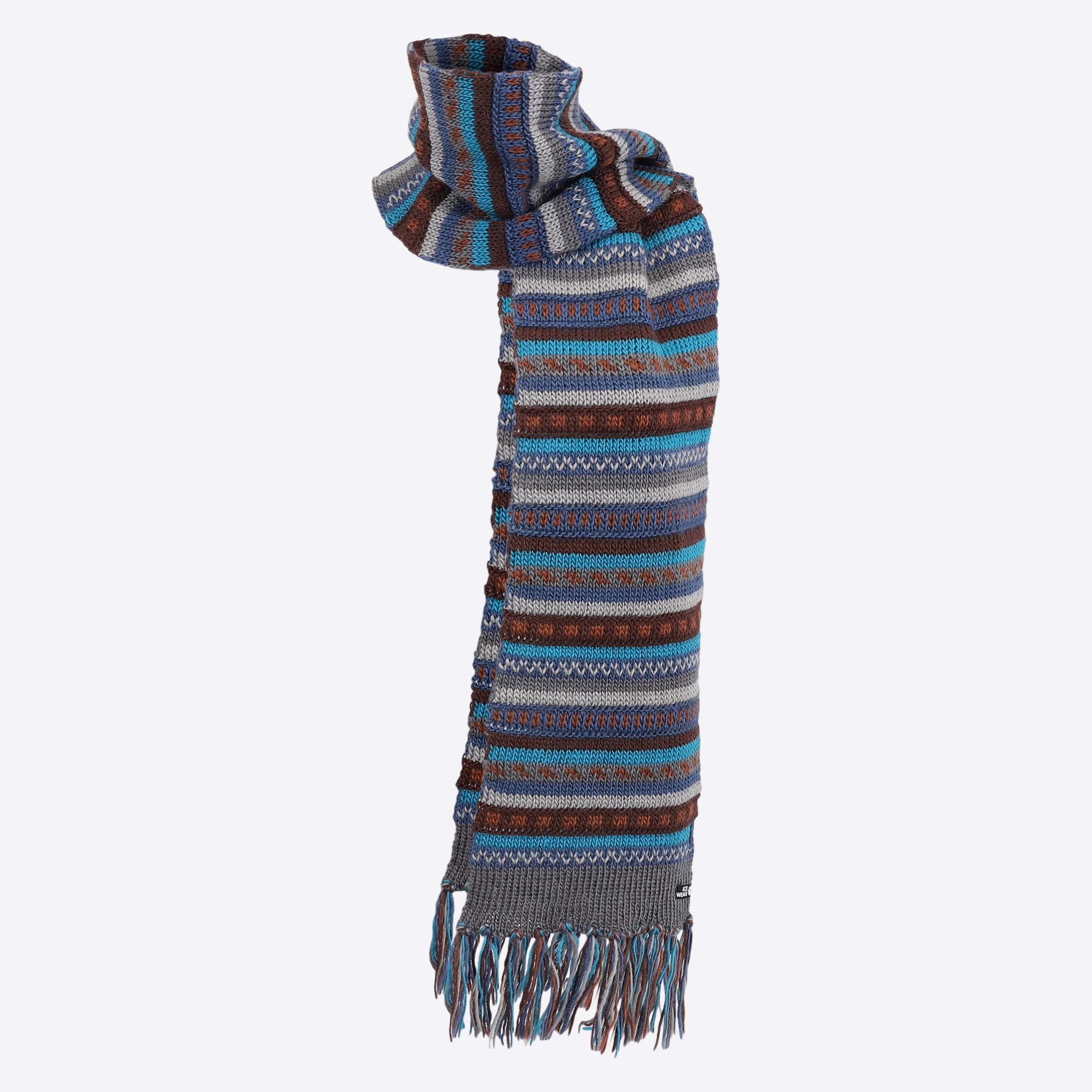 Magney knitted Nordic scarf  