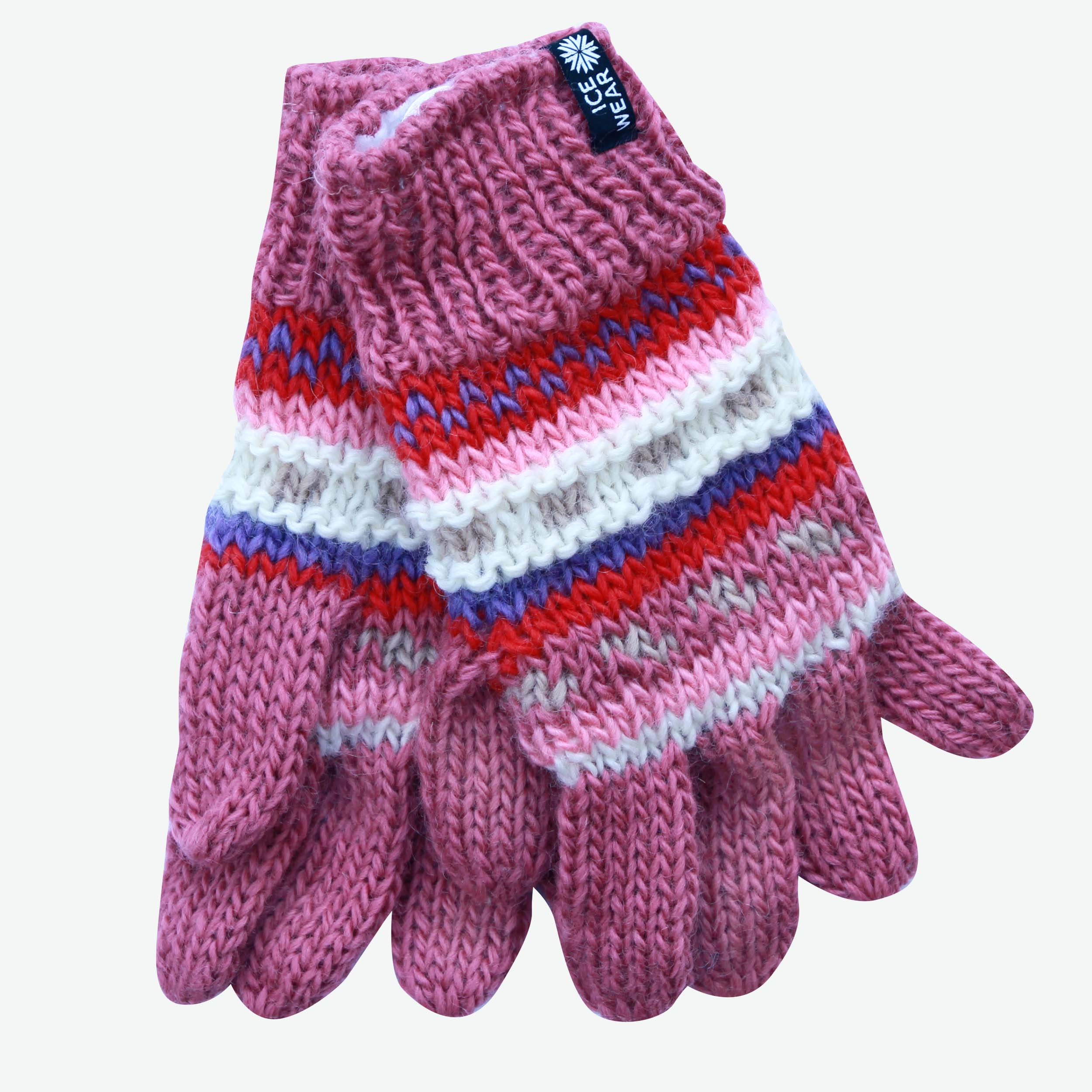 MAGNEY handprjónaðir ullarhanskar 