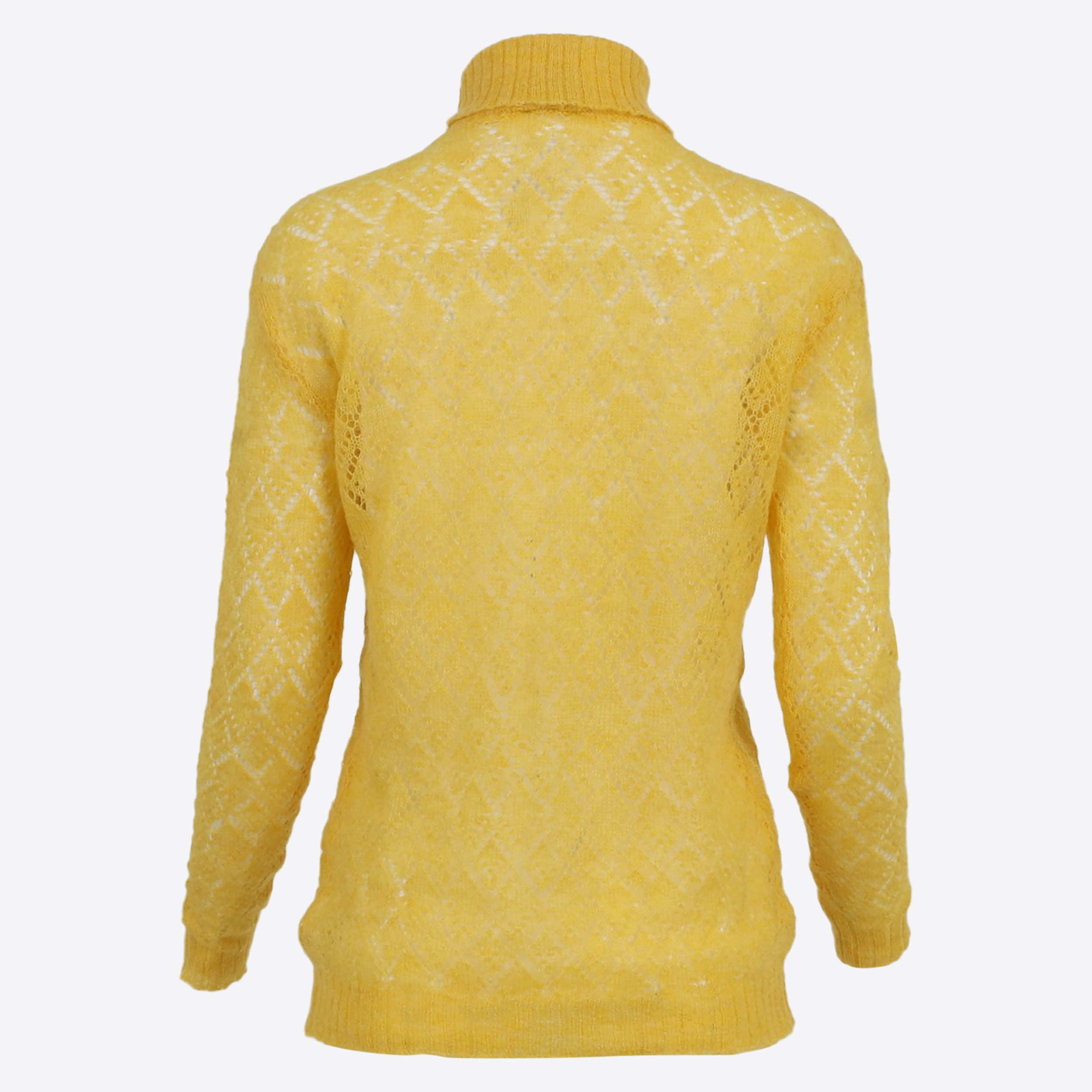 Móar knitted lace turtleneck sweater