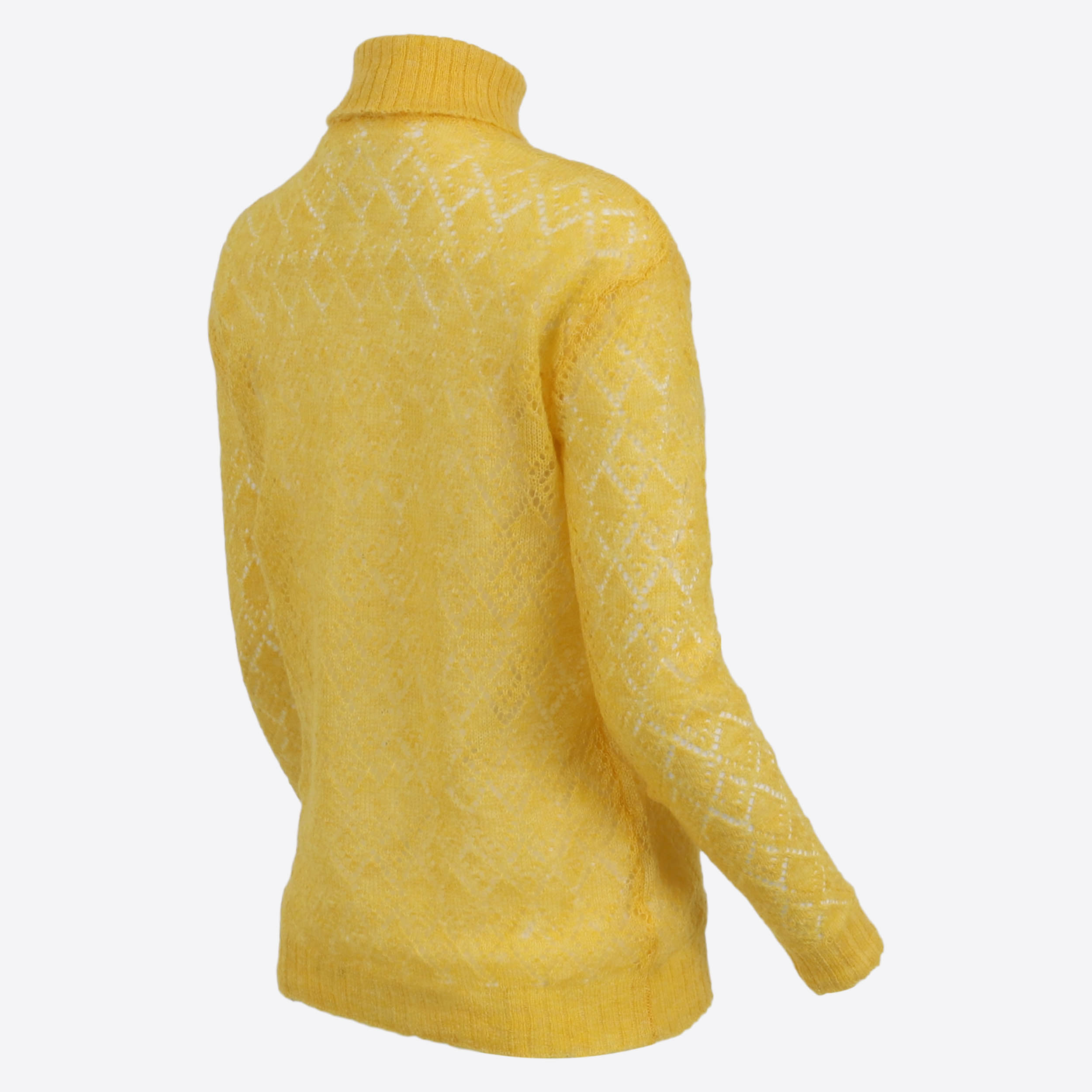 Móar knitted lace turtleneck sweater