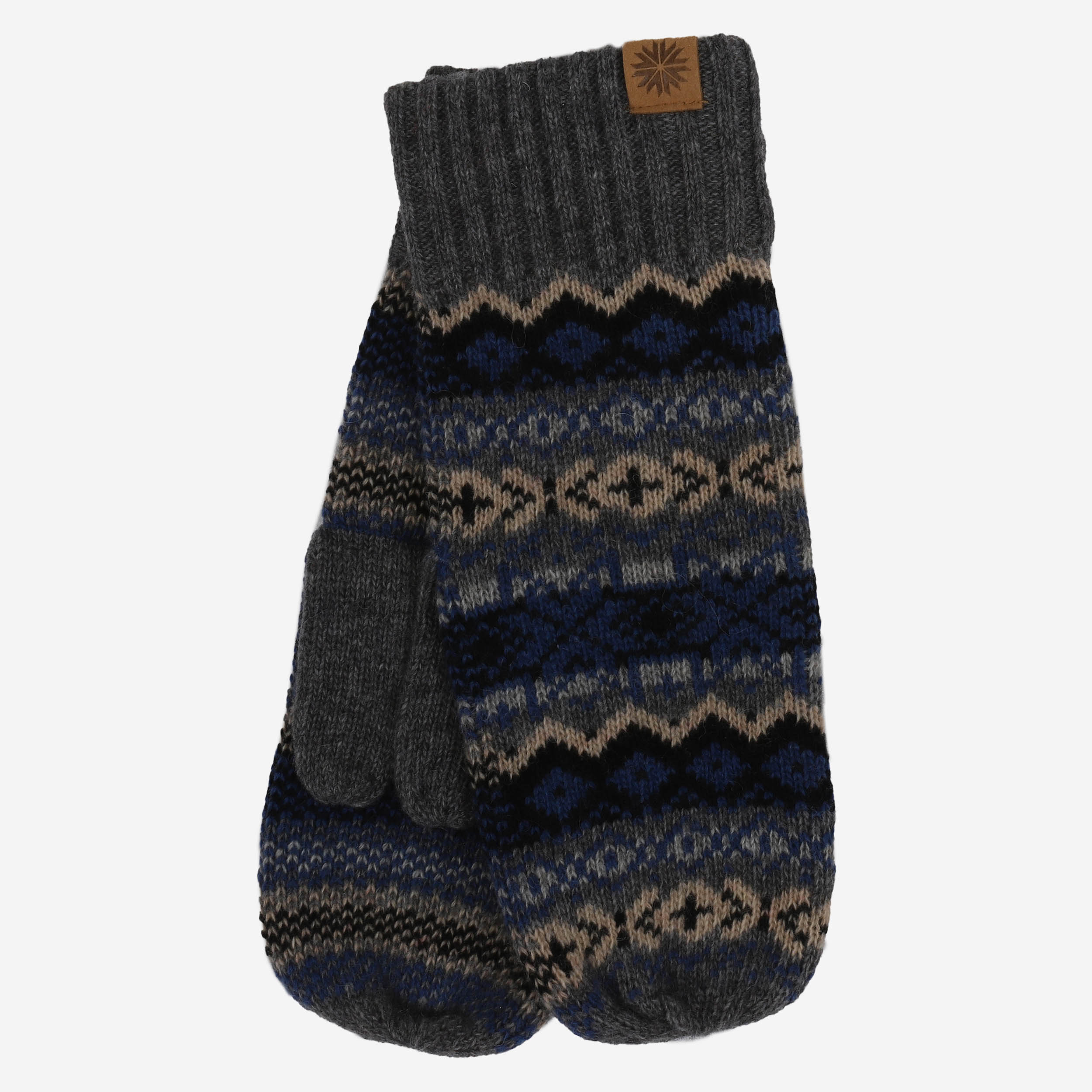 Skrúður wool blend Nordic mittens  