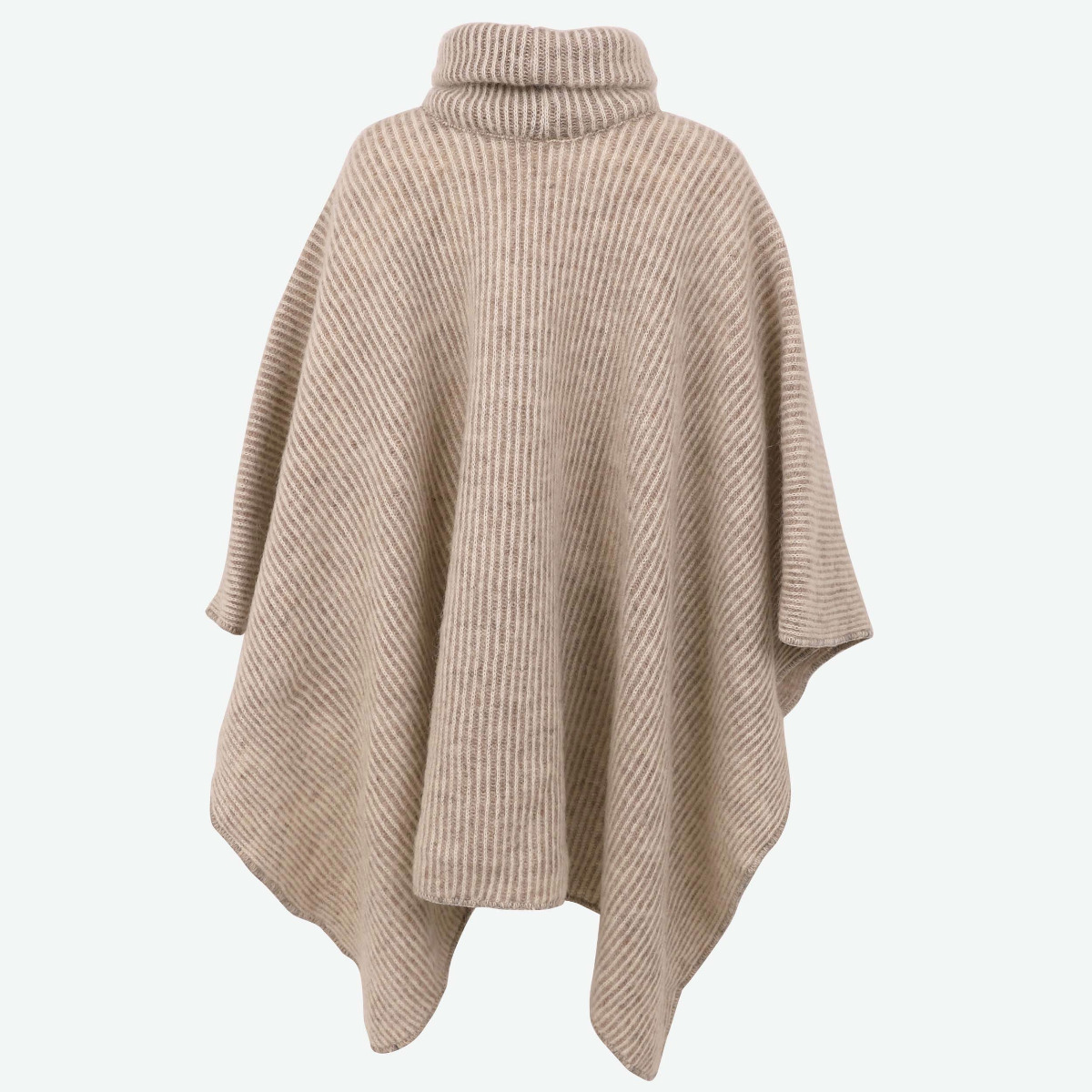 Ríkey poncho aus isländischer Wolle