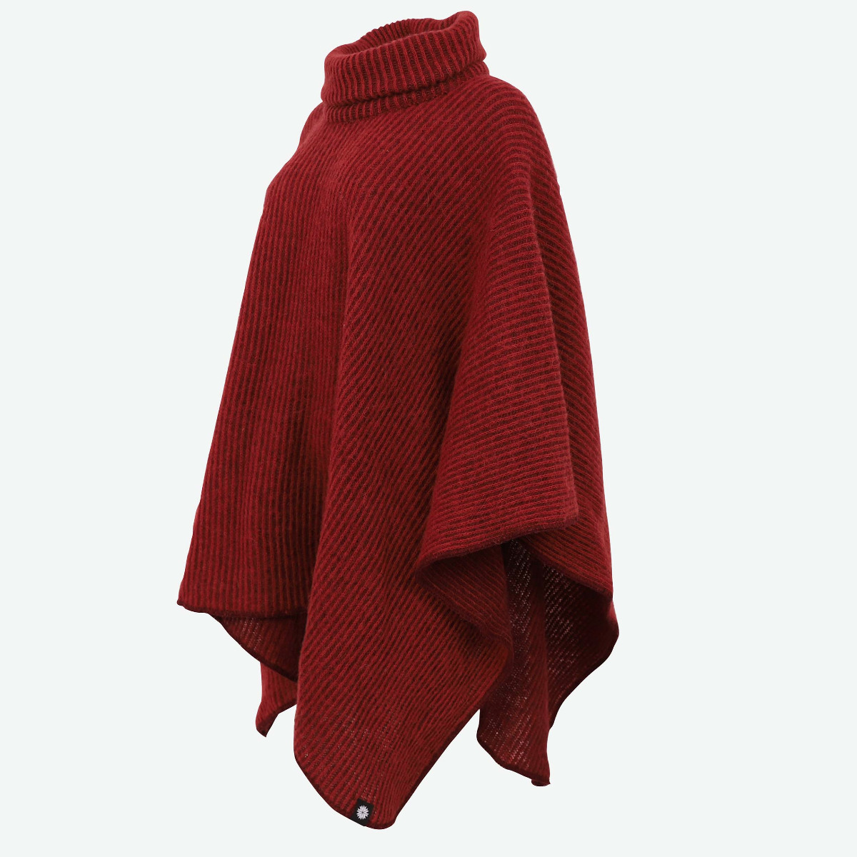 Ríkey poncho aus isländischer Wolle