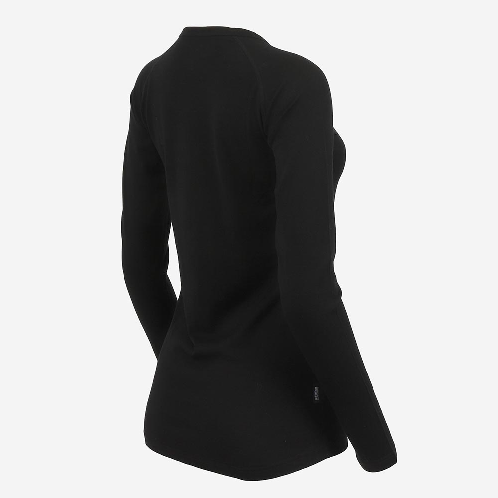 Svartanes womens merino wool crew neck