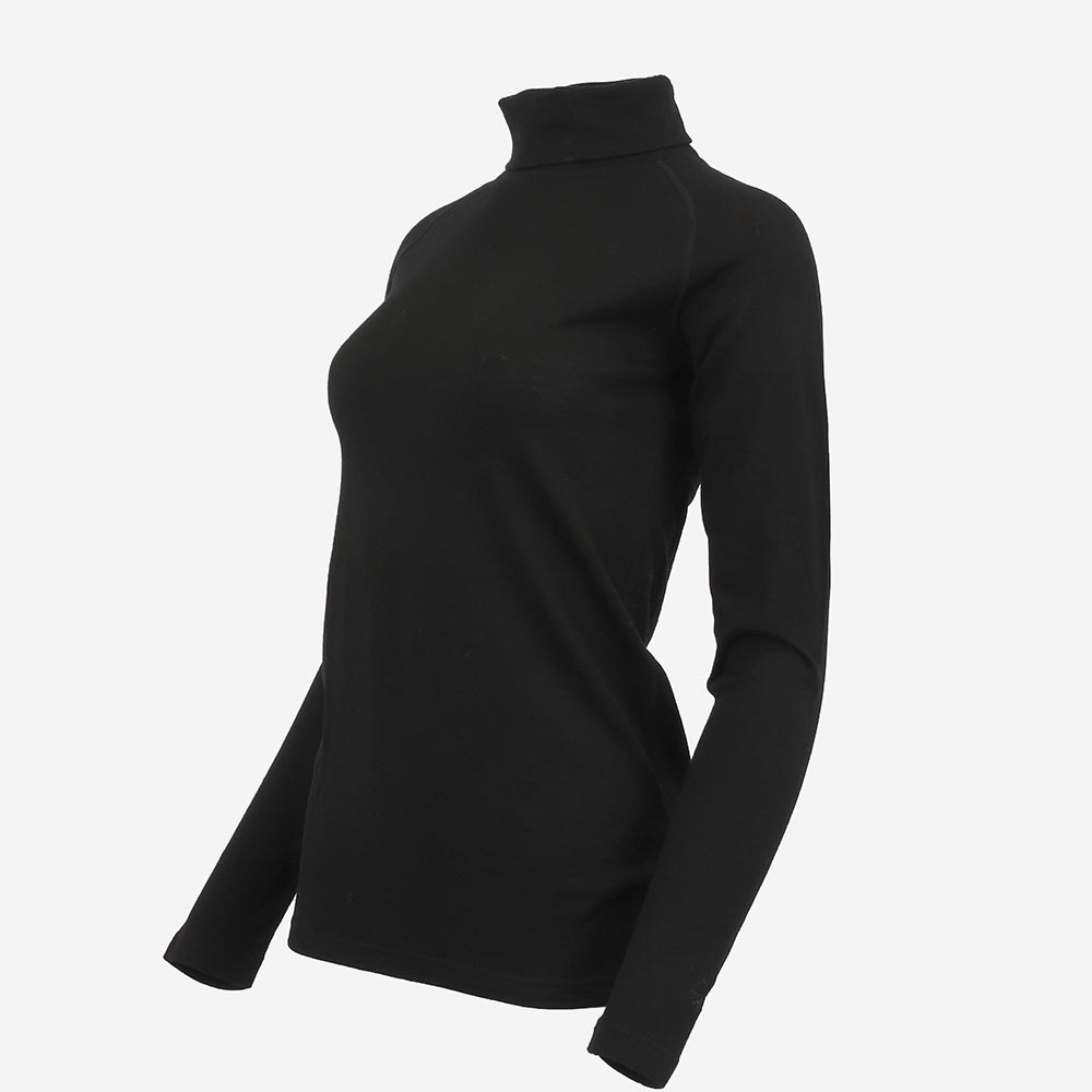 Svartanes womens merino wool turtle neck