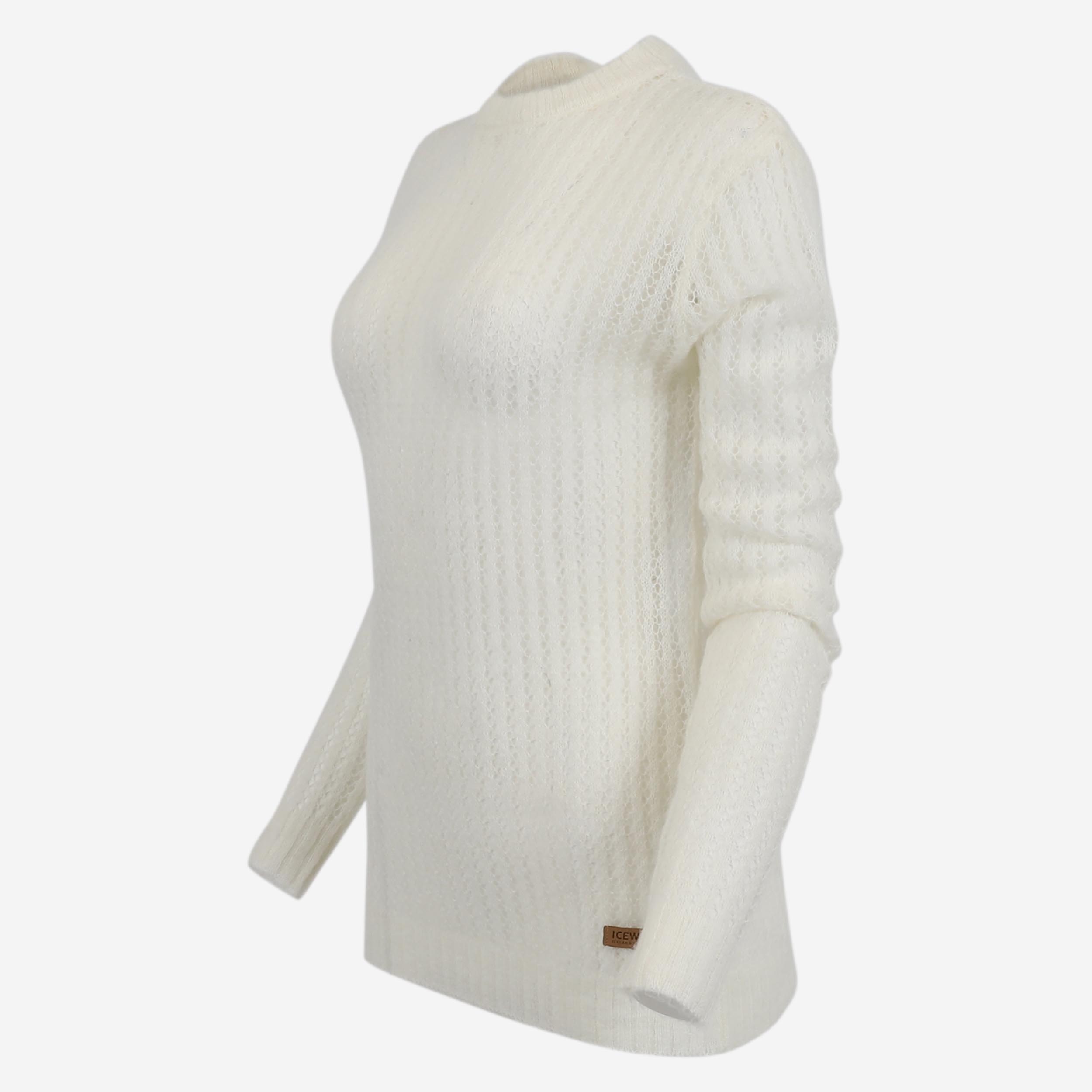 Túnmóar knitted lace long sweater