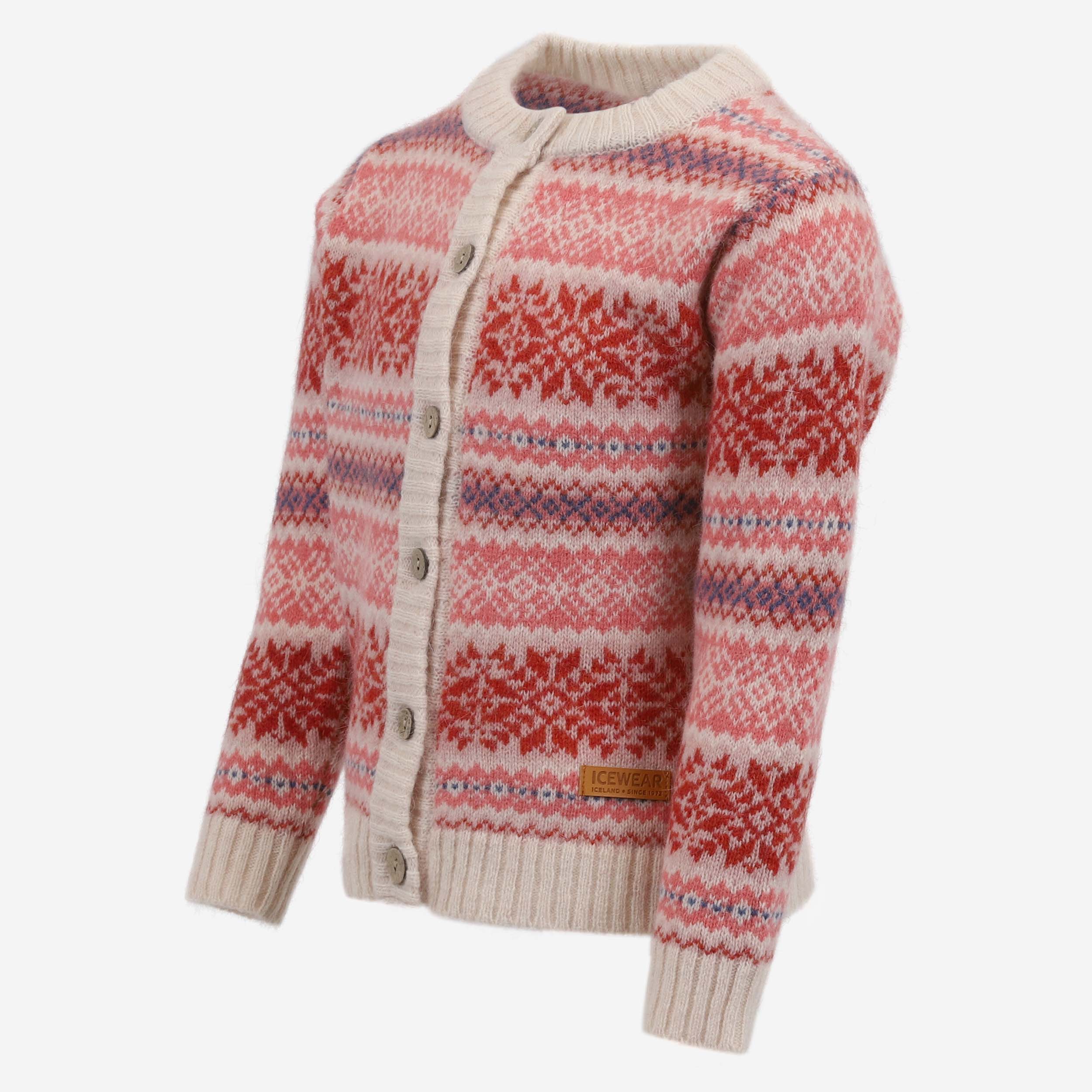 Urður kids´s Angora wool cardigan