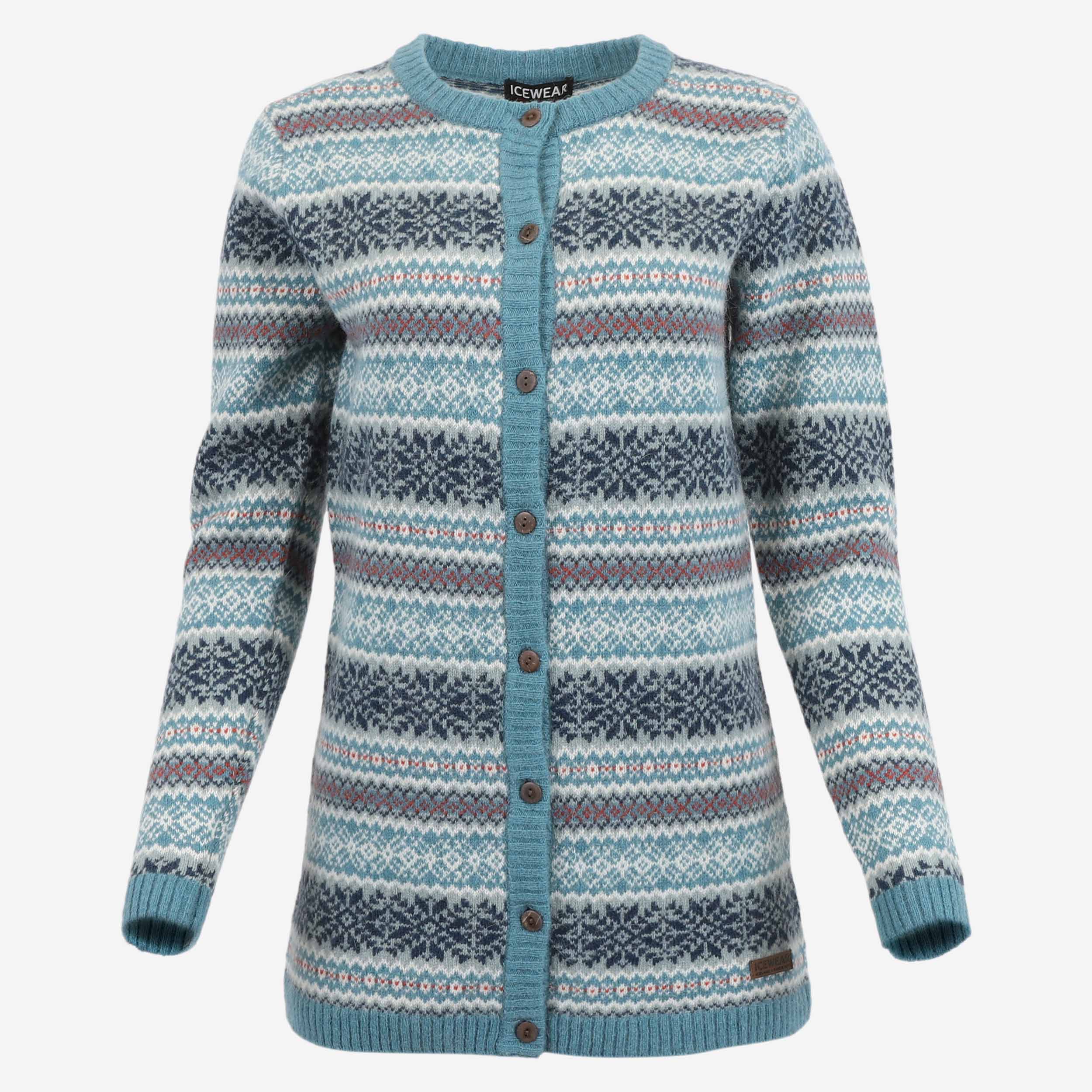 Urður Women's long cardigan sweater