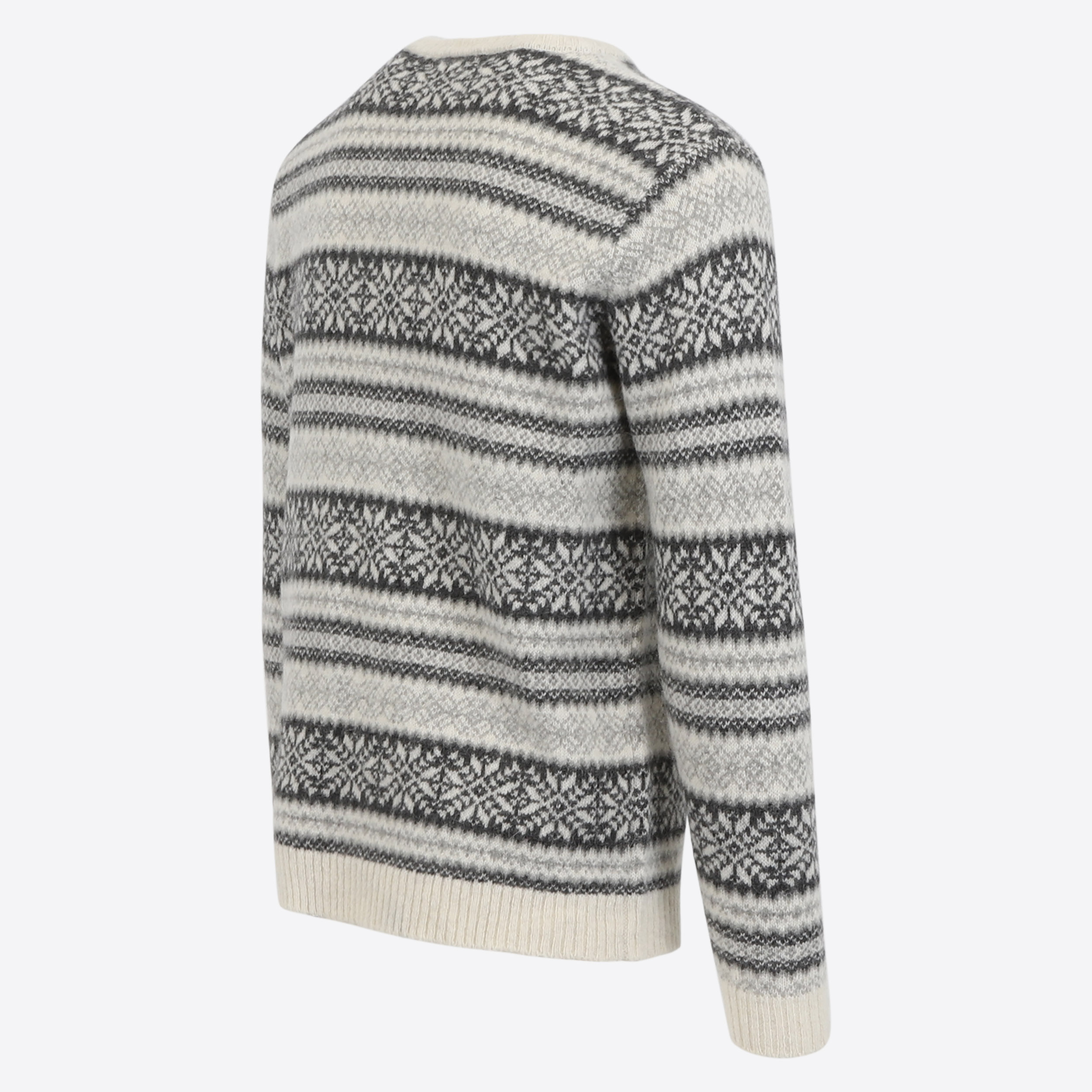 Urður pull semi-boutonné en laine pour hommes 