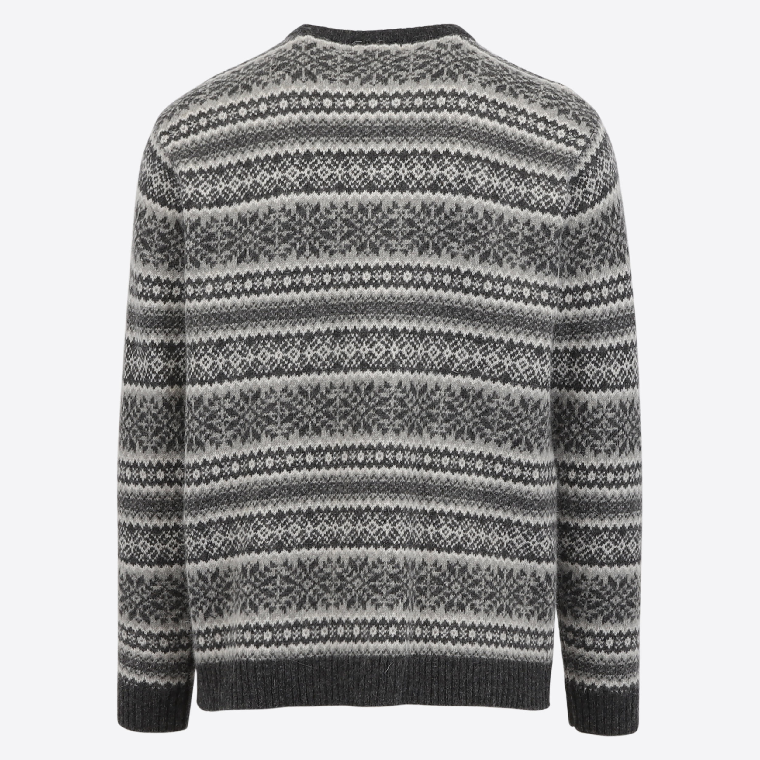 Urður Men's half buttoned wool sweater