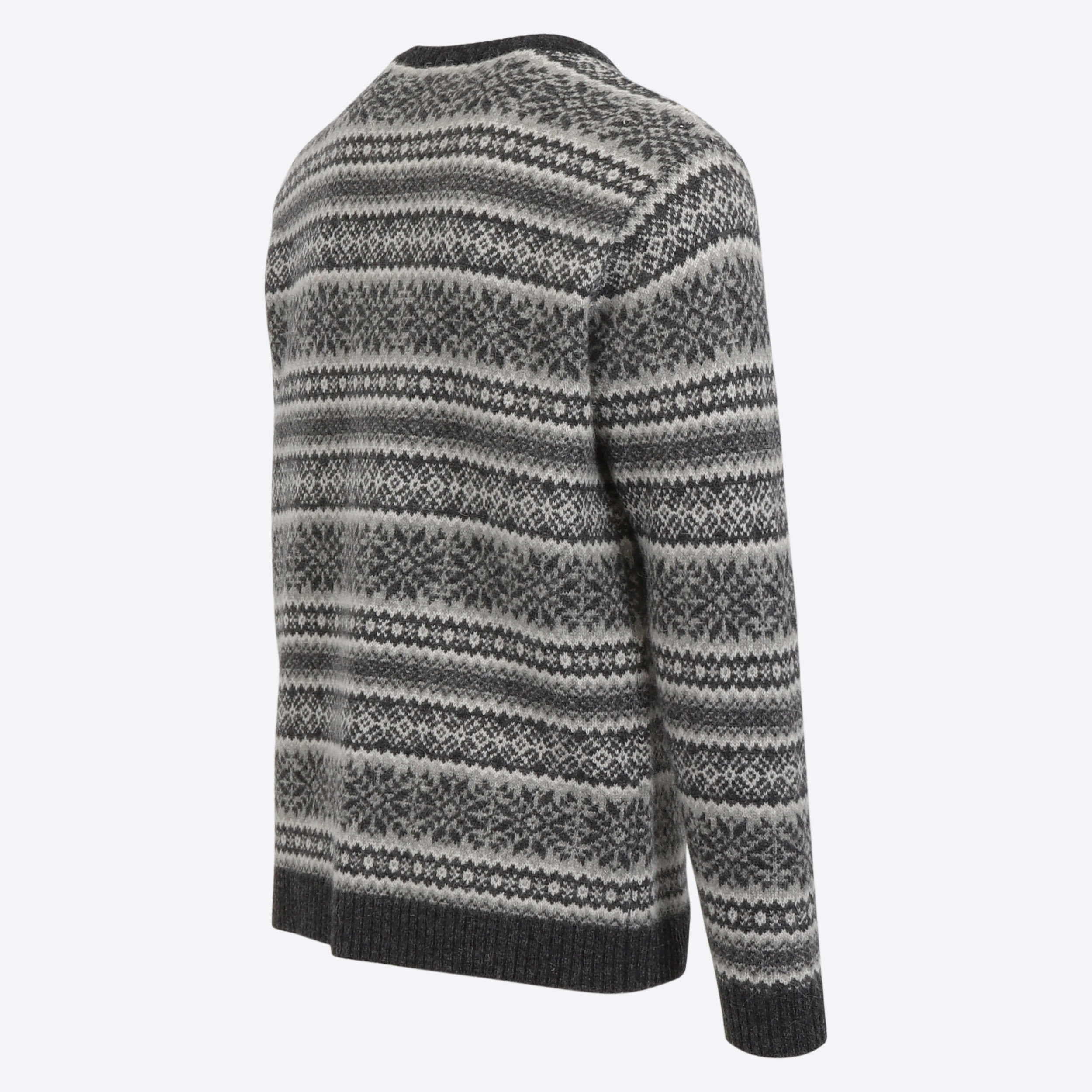Urður Men's half buttoned wool sweater