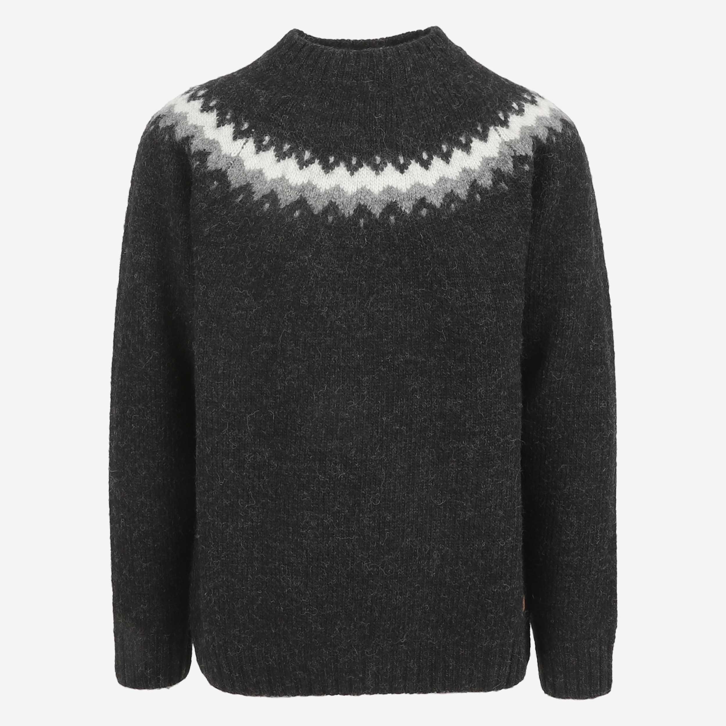 Vík Icelandic pattern wool pullover